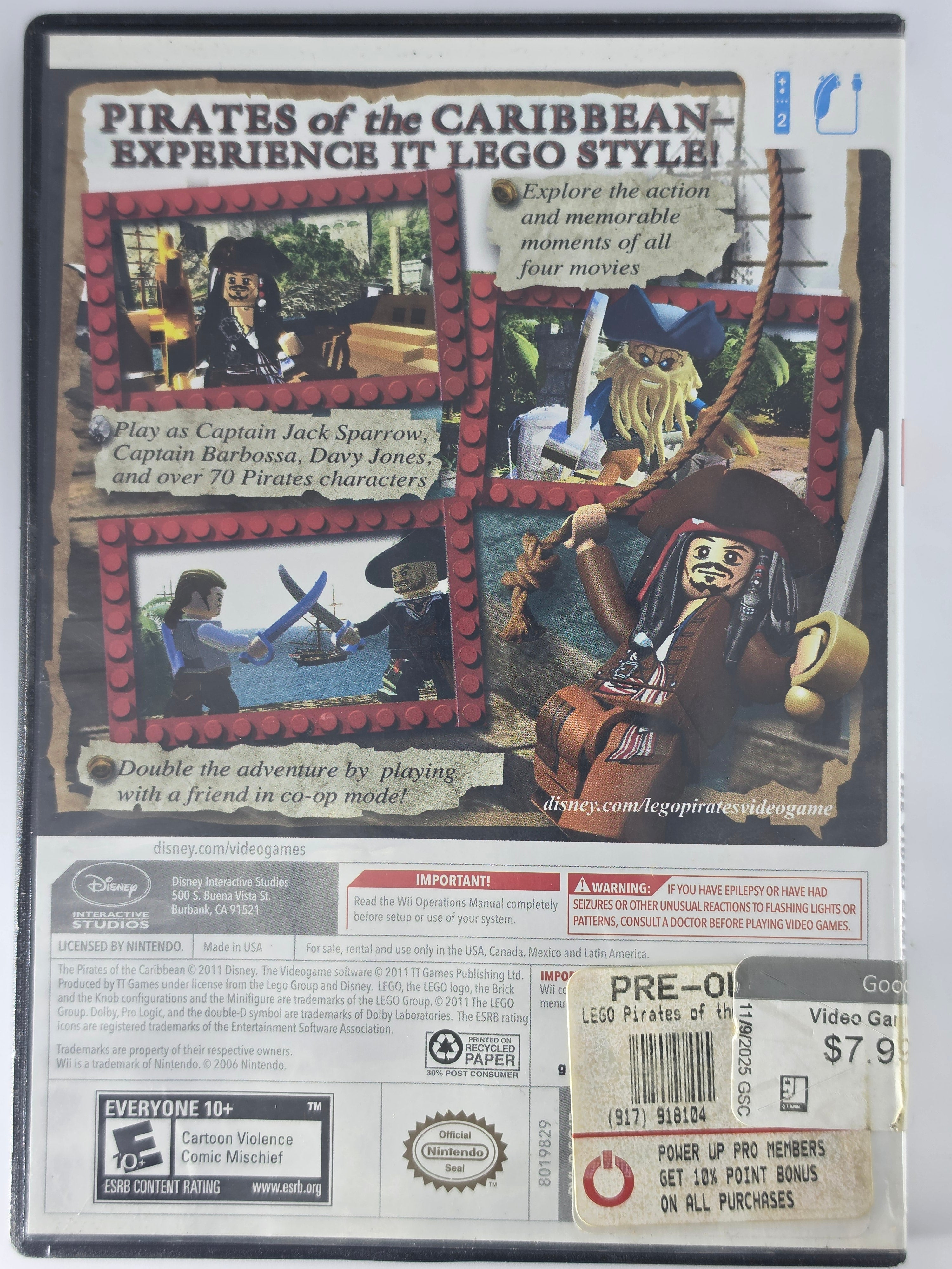 LEGO Pirates of the Caribbean Box+game