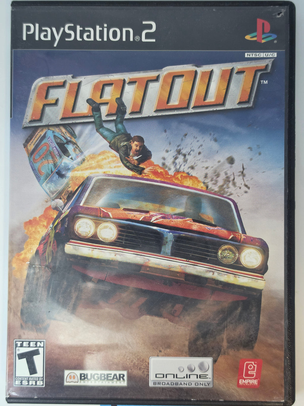 FlatOut PS2 CIB Racing Game Complete in Case