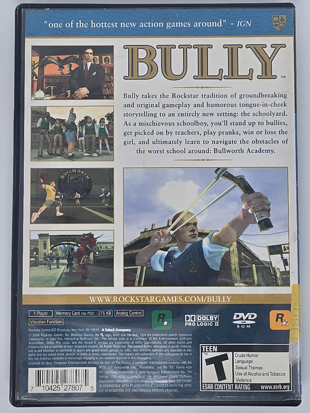 Bully PS2 CIB