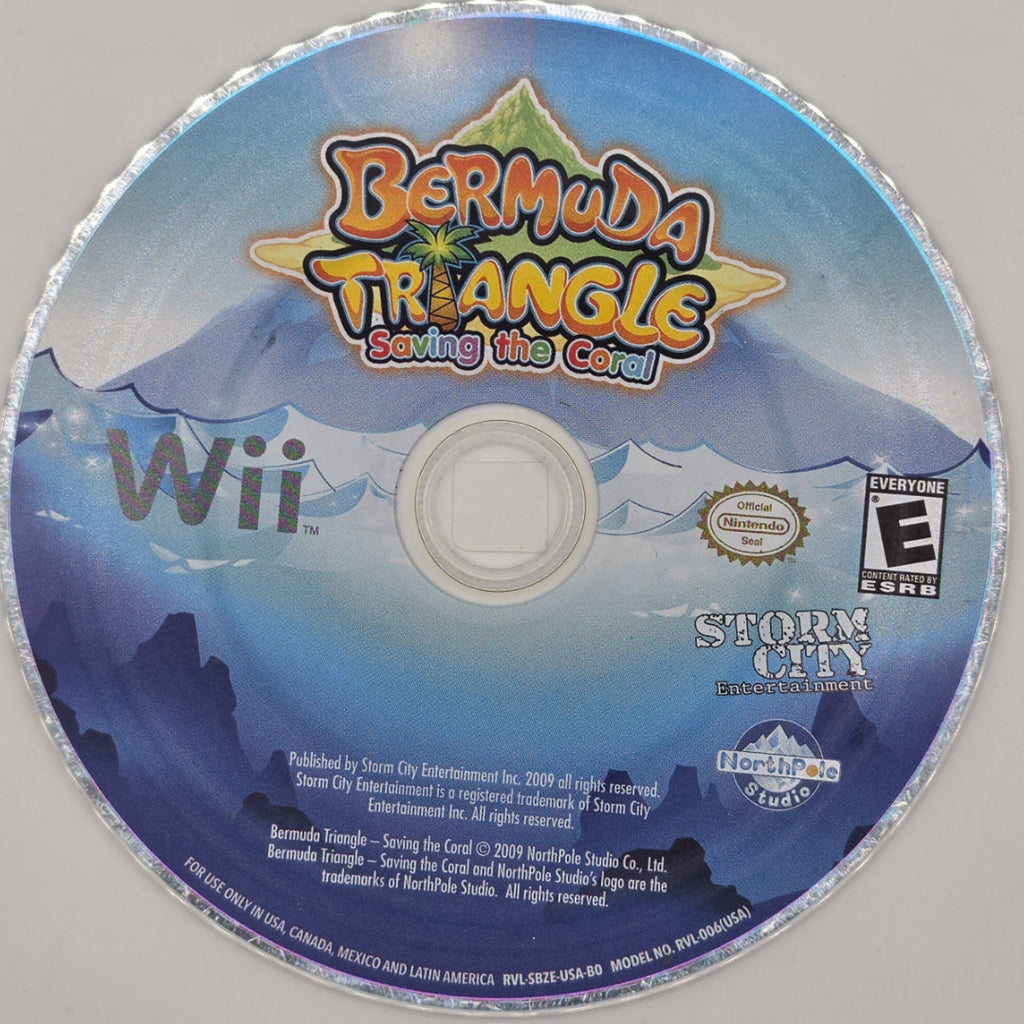 Bermuda Triangle Saving the Coral Wii Disc Only