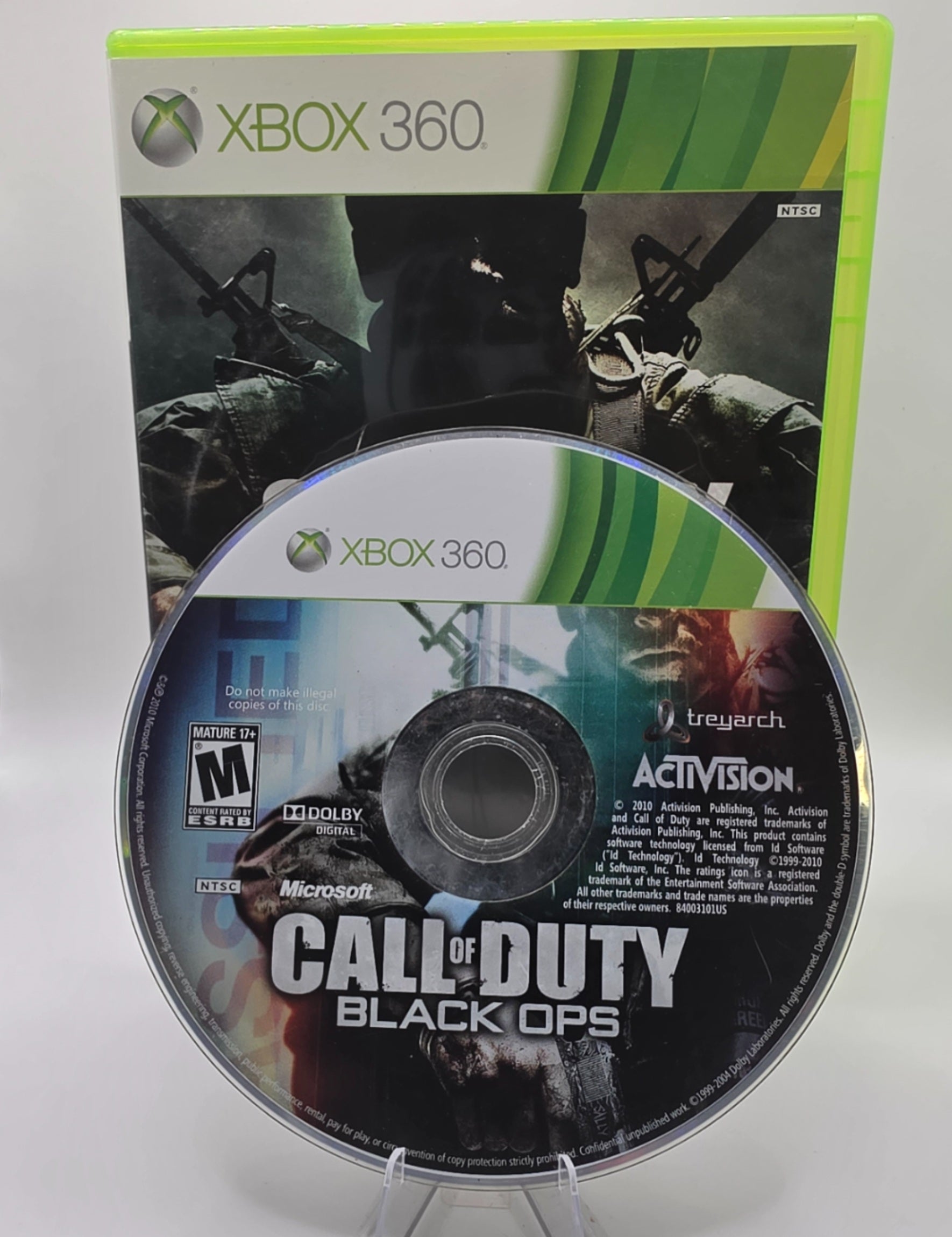 Call of Duty Black Ops Xbox 360 CIB Complete Case & Manual