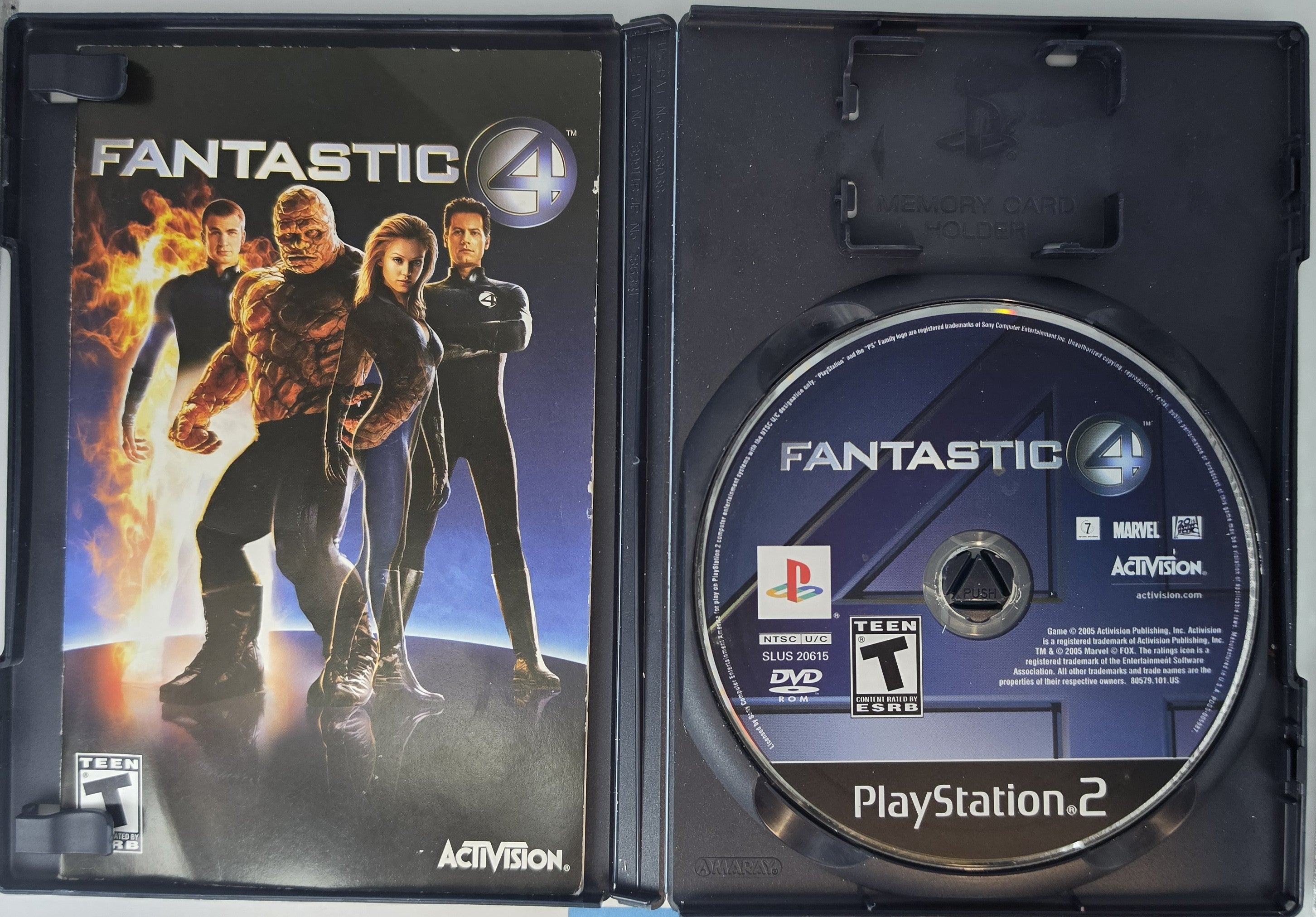 Fantastic 4 PS2 CIB Marvel Superhero Action Game Complete