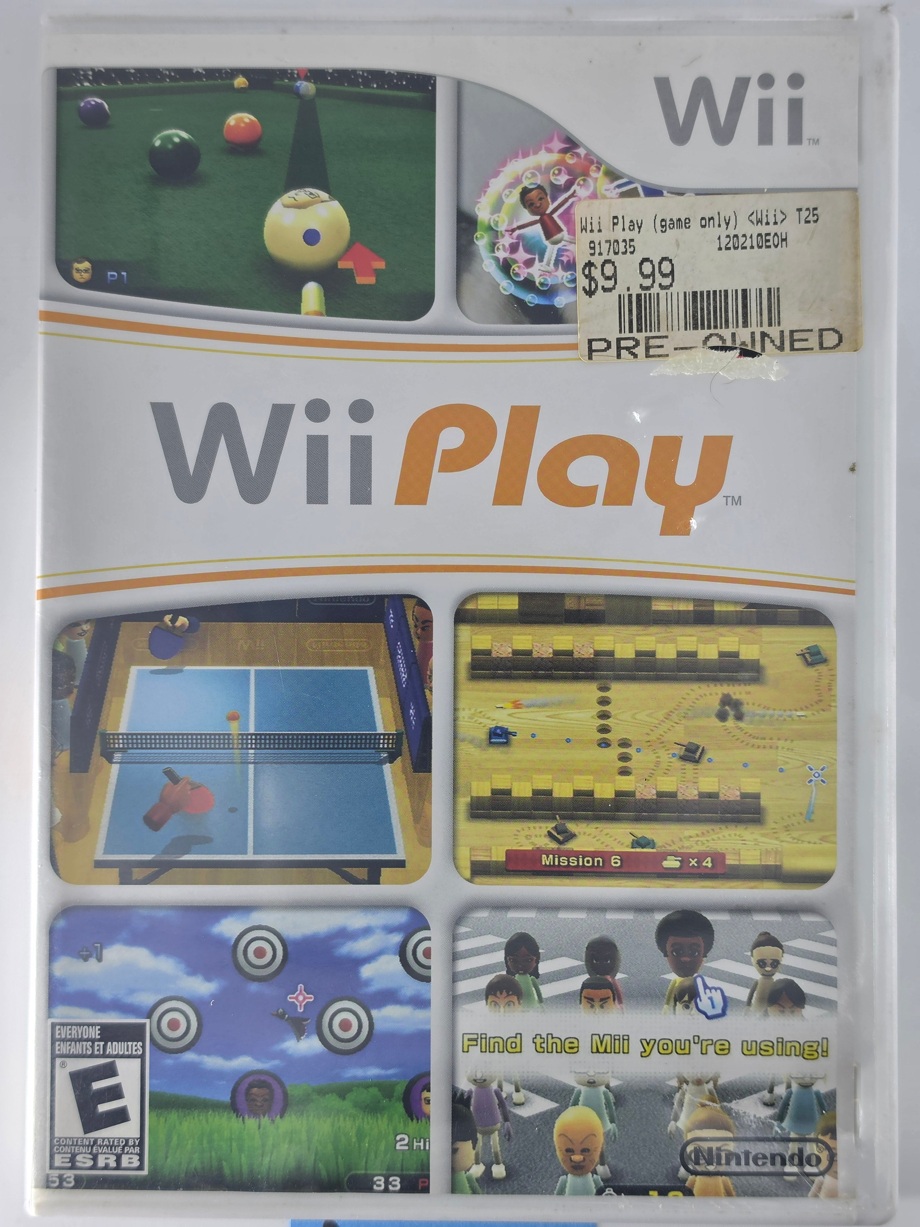 Wii Play Wii CIB Complete Case Manual Disc