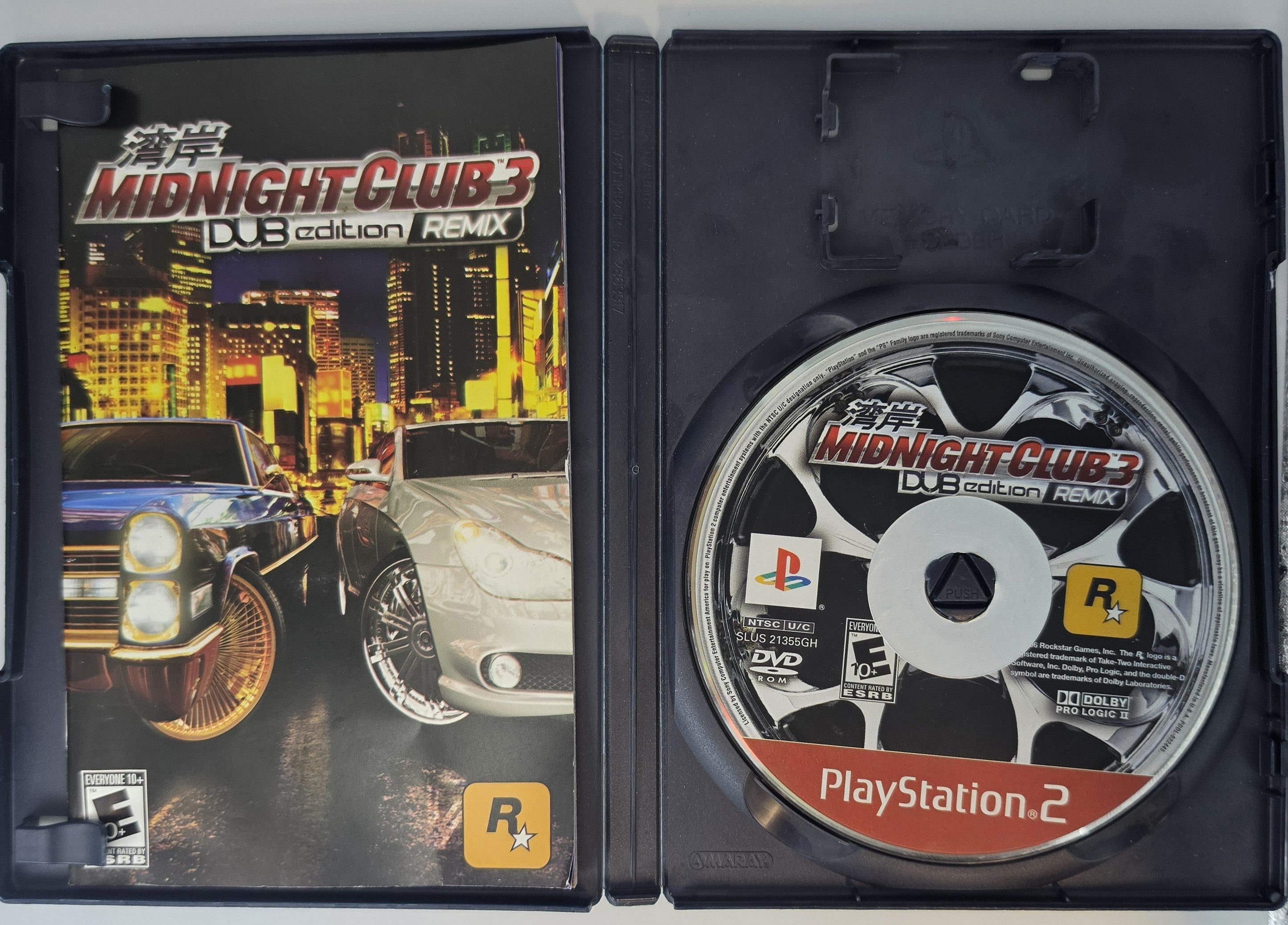 Midnight Club 3 DUB Edition Remix PS2 CIB Complete Case Manual Disc