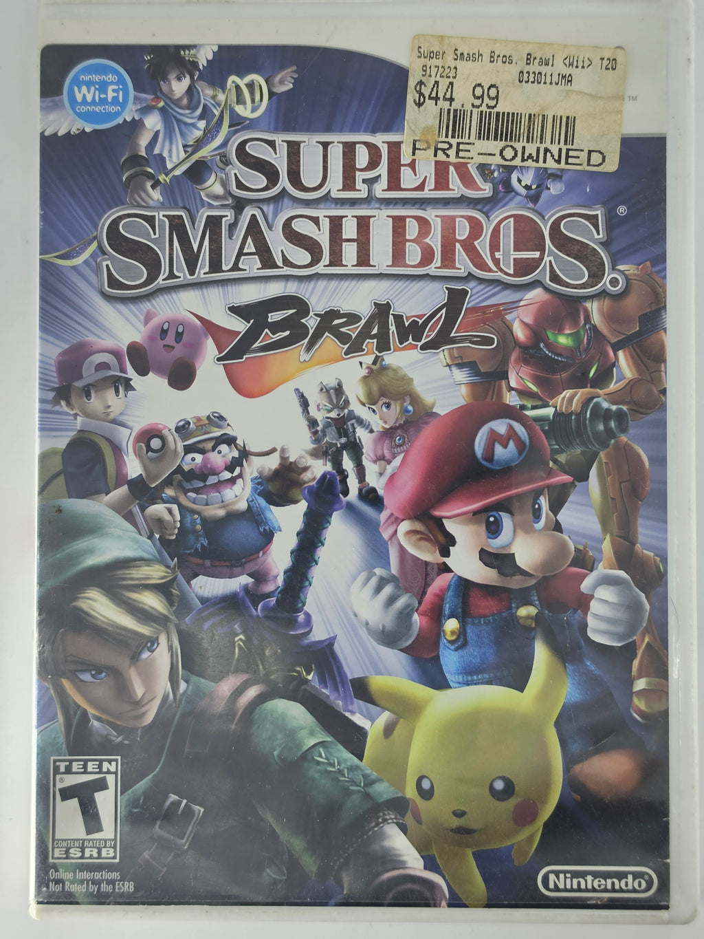 Super Smash Bros. Brawl Wii Box + Game