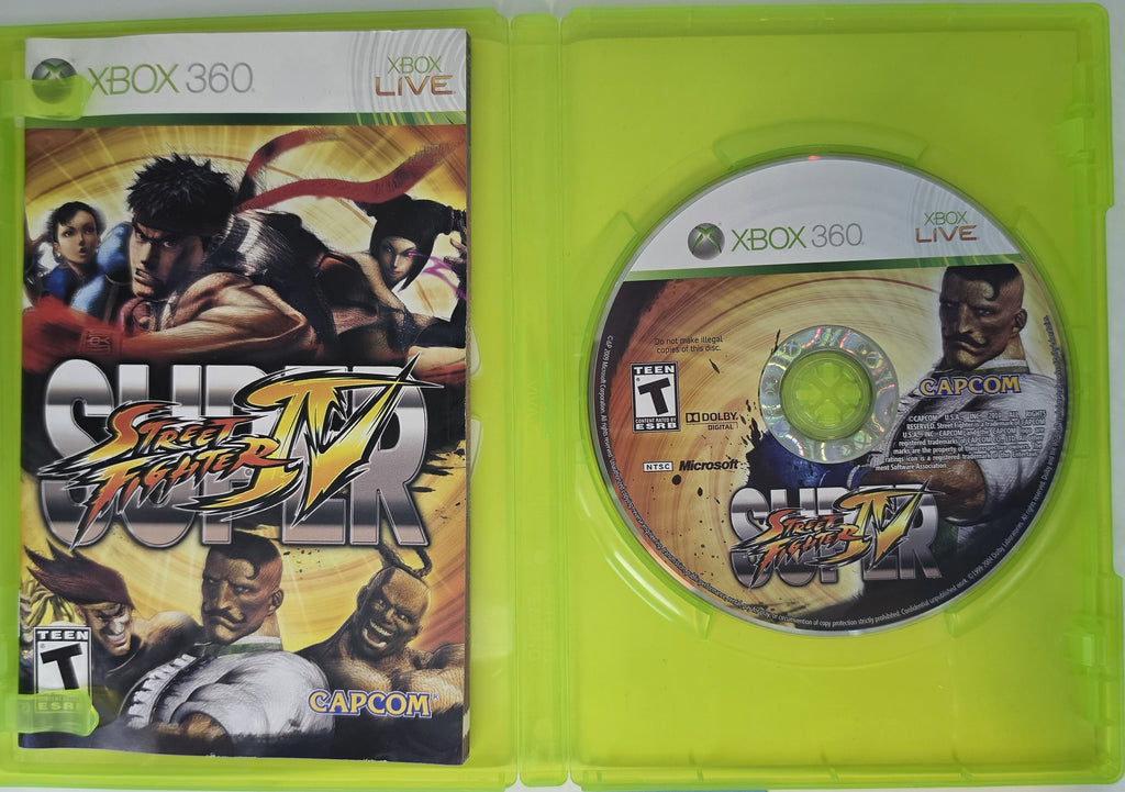 Super Street Fighter IV Xbox 360 CIB Fighting Game Capcom