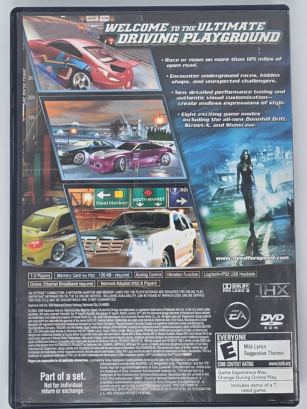 Need for Speed Underground 2 PS2 CIB
