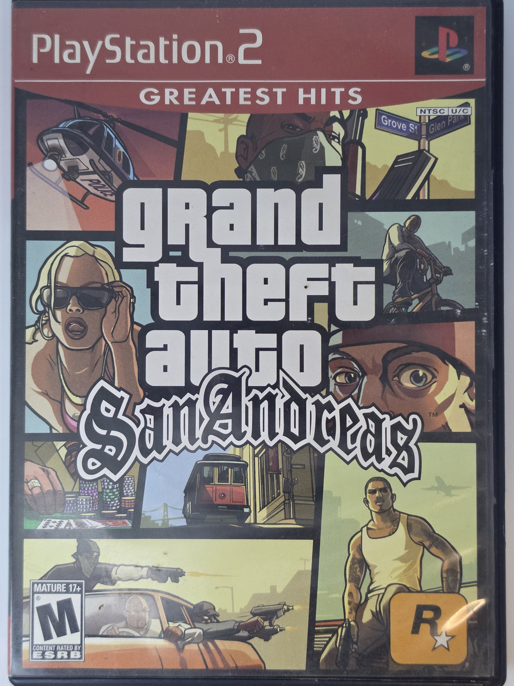 Grand Theft Auto San Andreas PS2 CIB Greatest Hits Complete