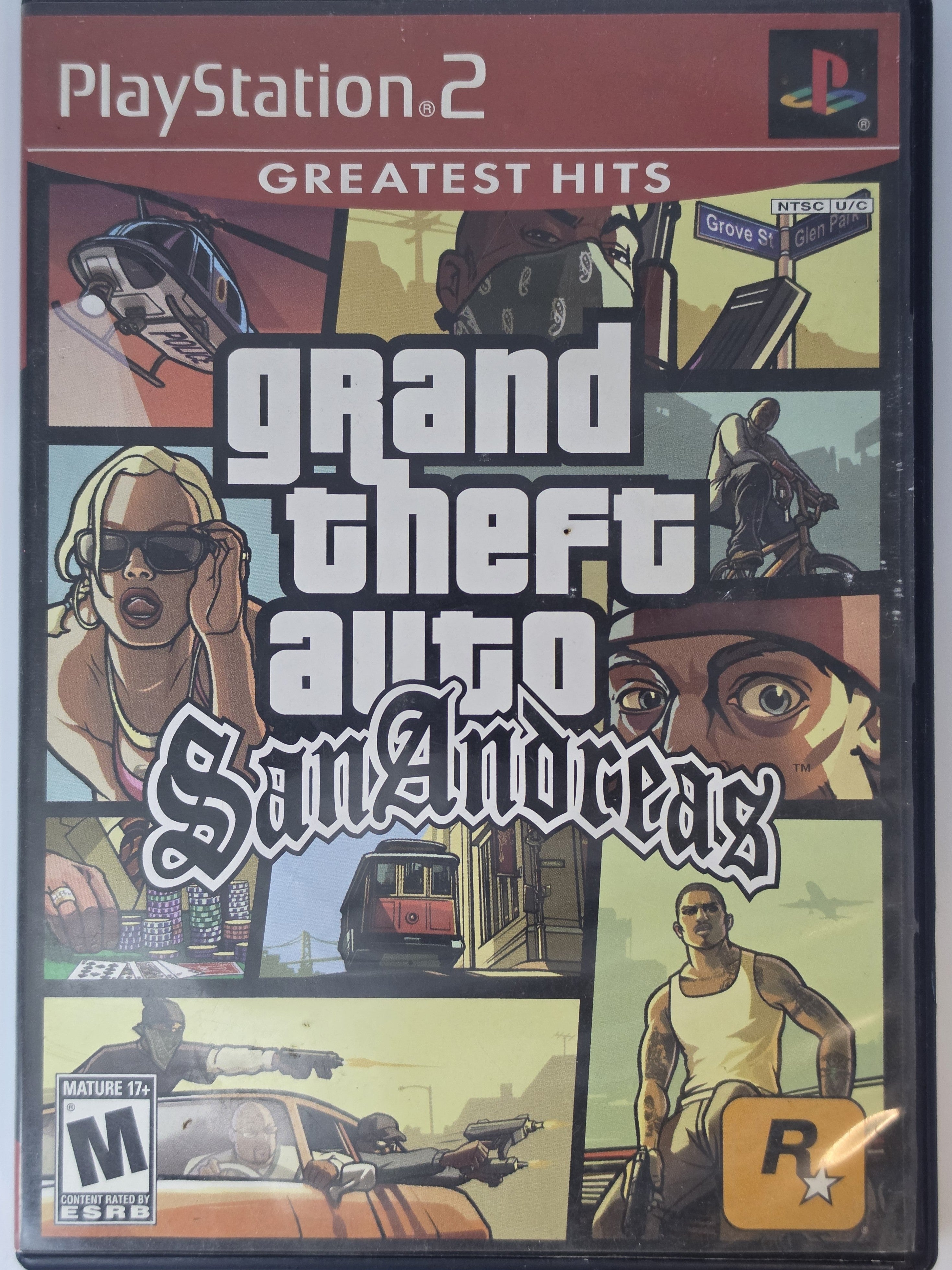 Grand Theft Auto San Andreas PS2 CIB Greatest Hits Complete