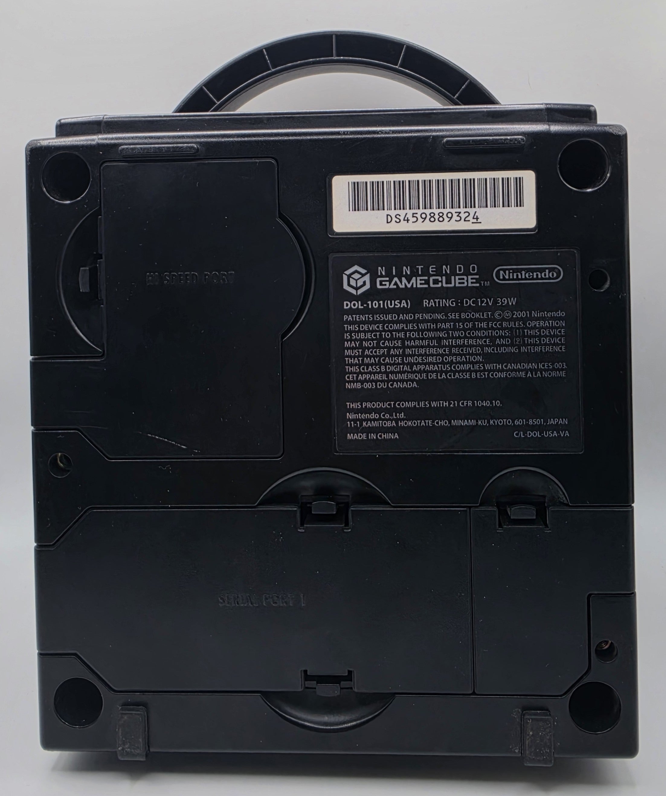GameCube Jet Black Controller Bundle Console (DOL-101) with 32GB GC2SD GameCube
