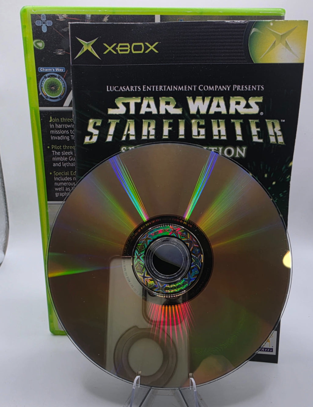 Star Wars Starfighter Special Edition Xbox CIB Complete Case Manual