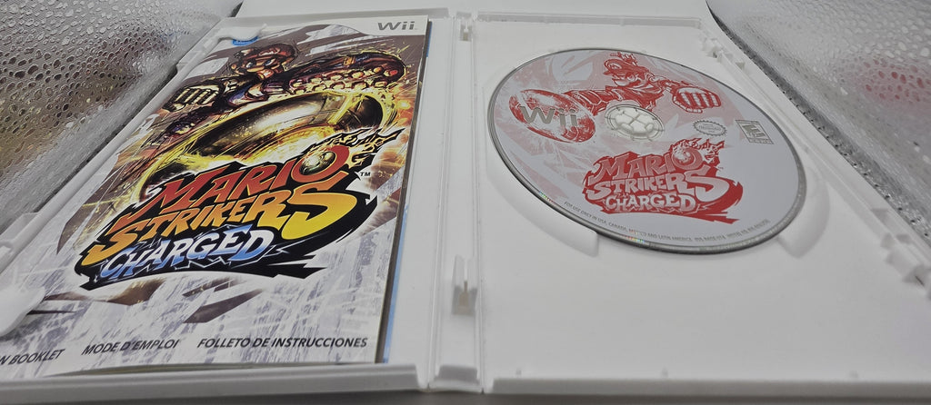 Mario Strikers Charged Wii CIB Complete Case Manual Disc