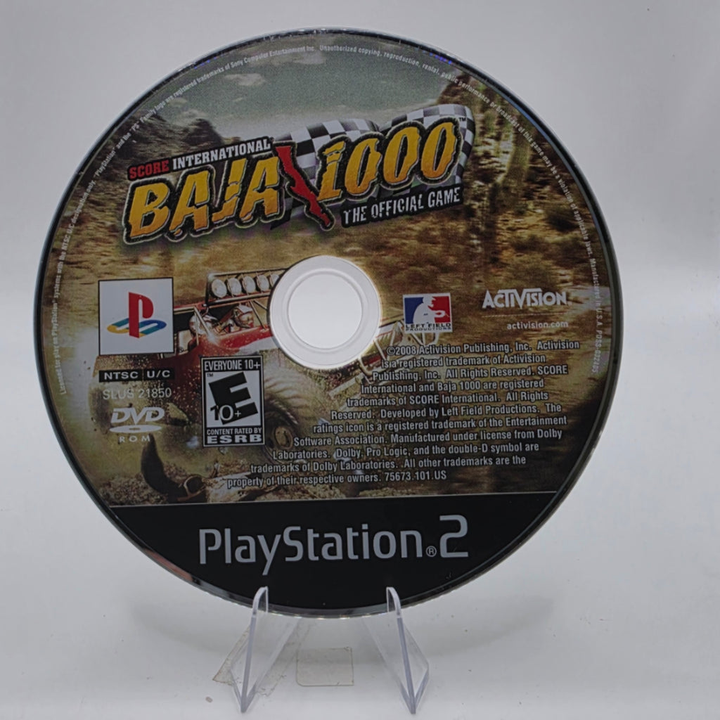 Baja 1000 The Official Game PS2 Disc Only Racing Off-Road