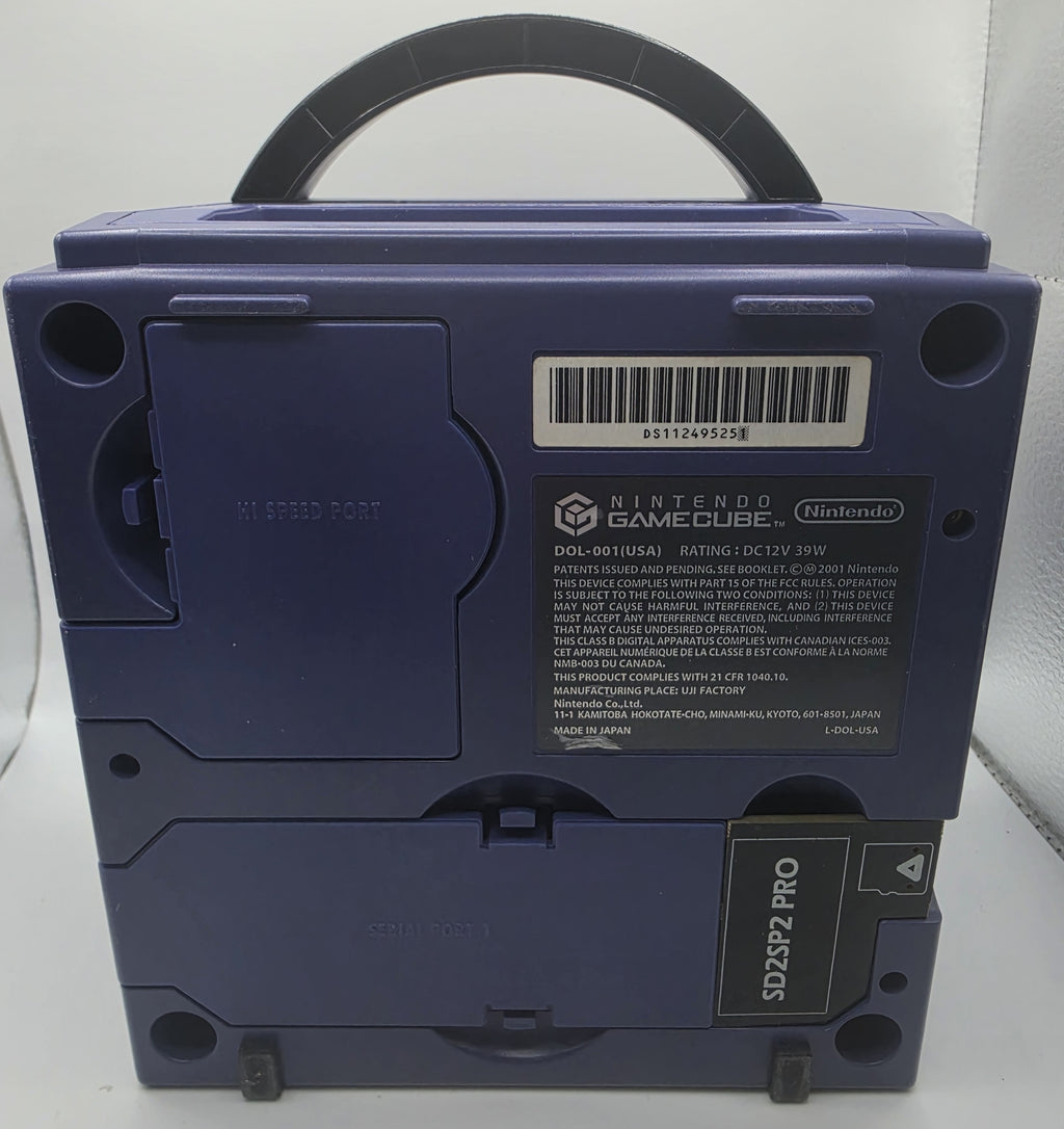 Nintendo PICOBOOT Mod Indigo GameCube Console Controller and Cords GameCube Cont