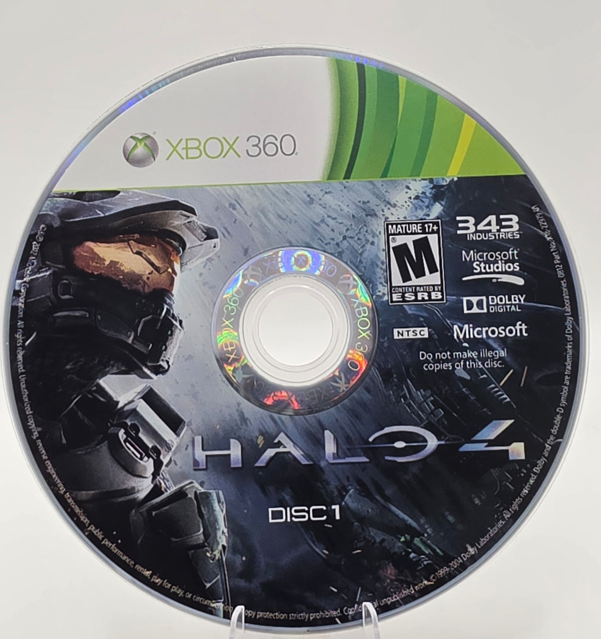 Halo 4 Xbox 360 Disc Only Tested Working