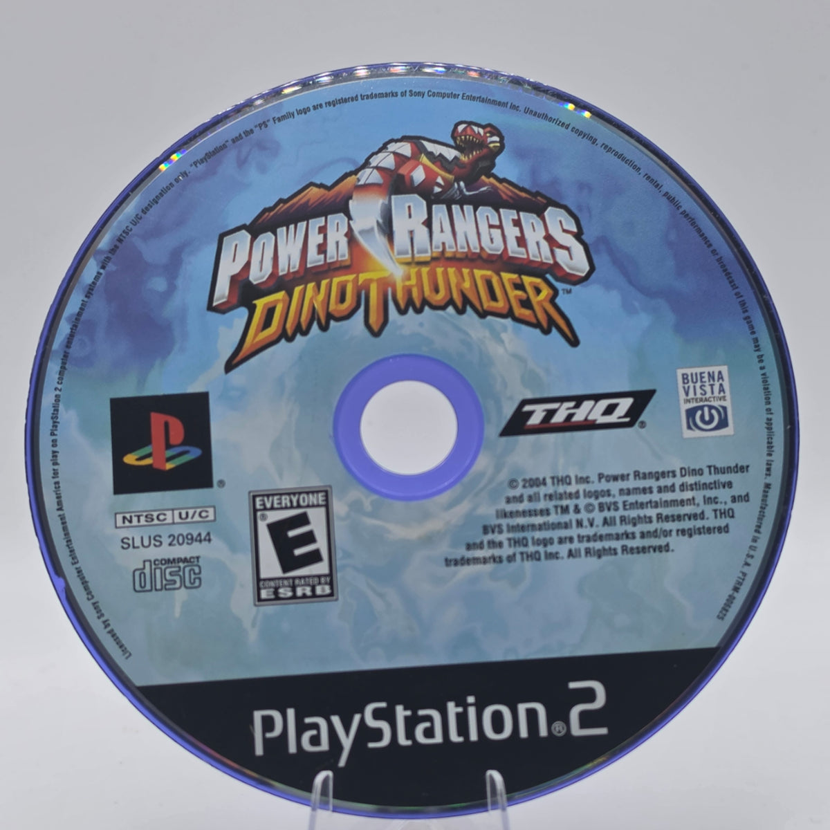 Power Rangers Dino Thunder PS2 Disc Only Tested Working
