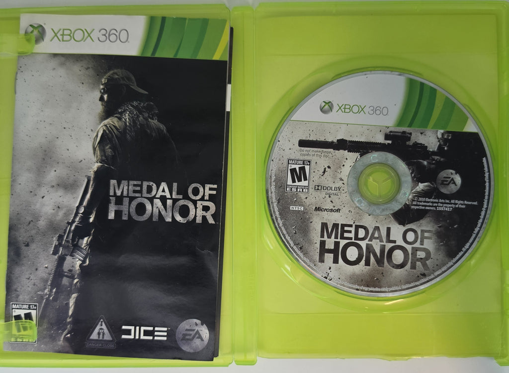 Medal of Honor Xbox 360 CIB Complete Case Manual Disc