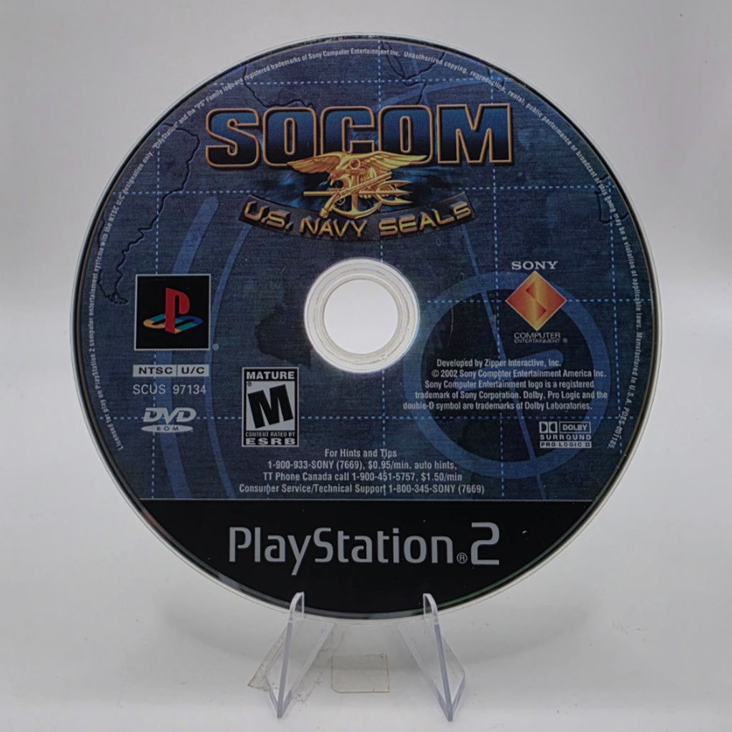 SOCOM U.S. Navy SEALs PS2 Disc Only Tactical Shooter Game