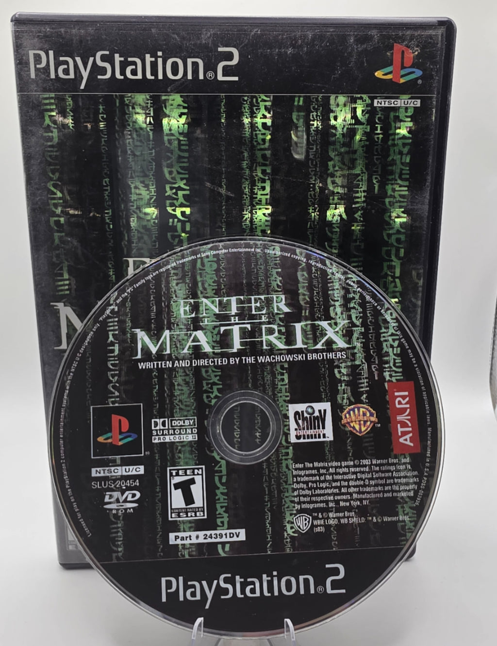 Enter The Matrix PS2 CIB Complete In Box PlayStation 2 Game