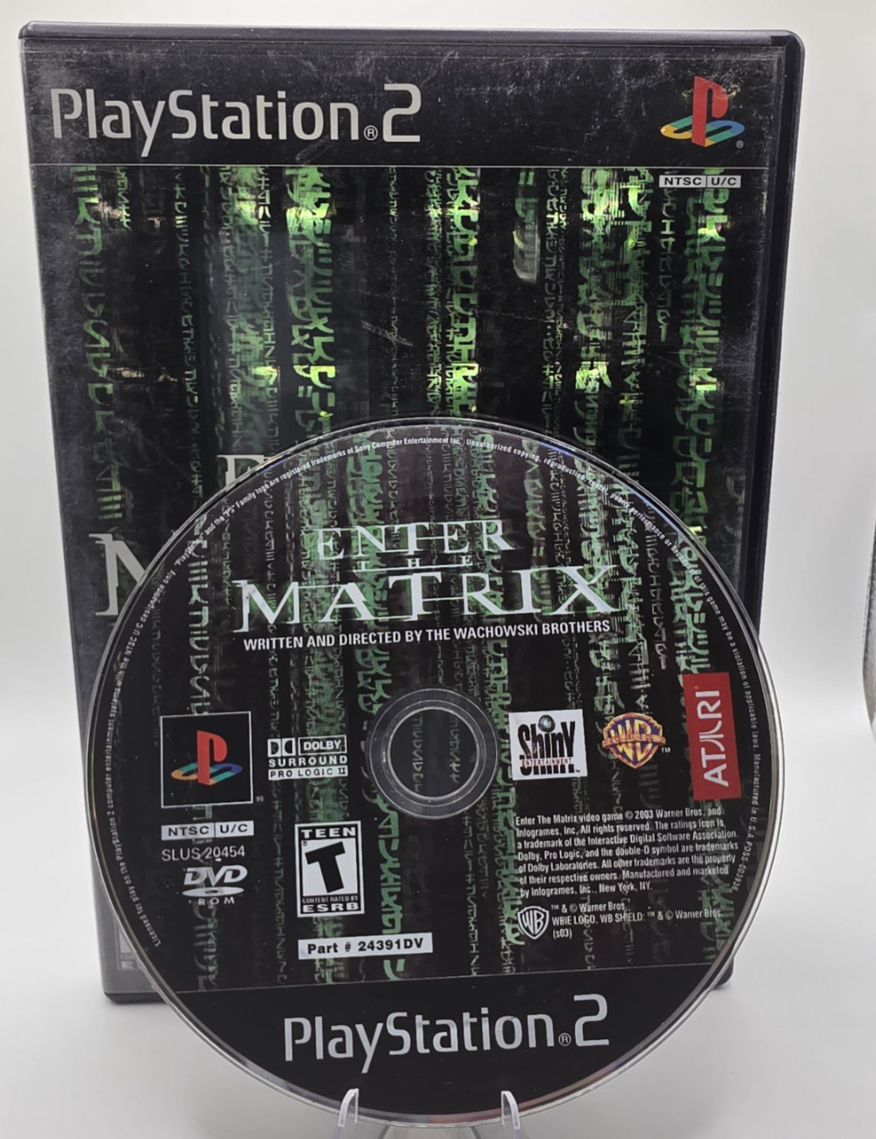 Enter The Matrix PS2 CIB Complete In Box PlayStation 2 Game