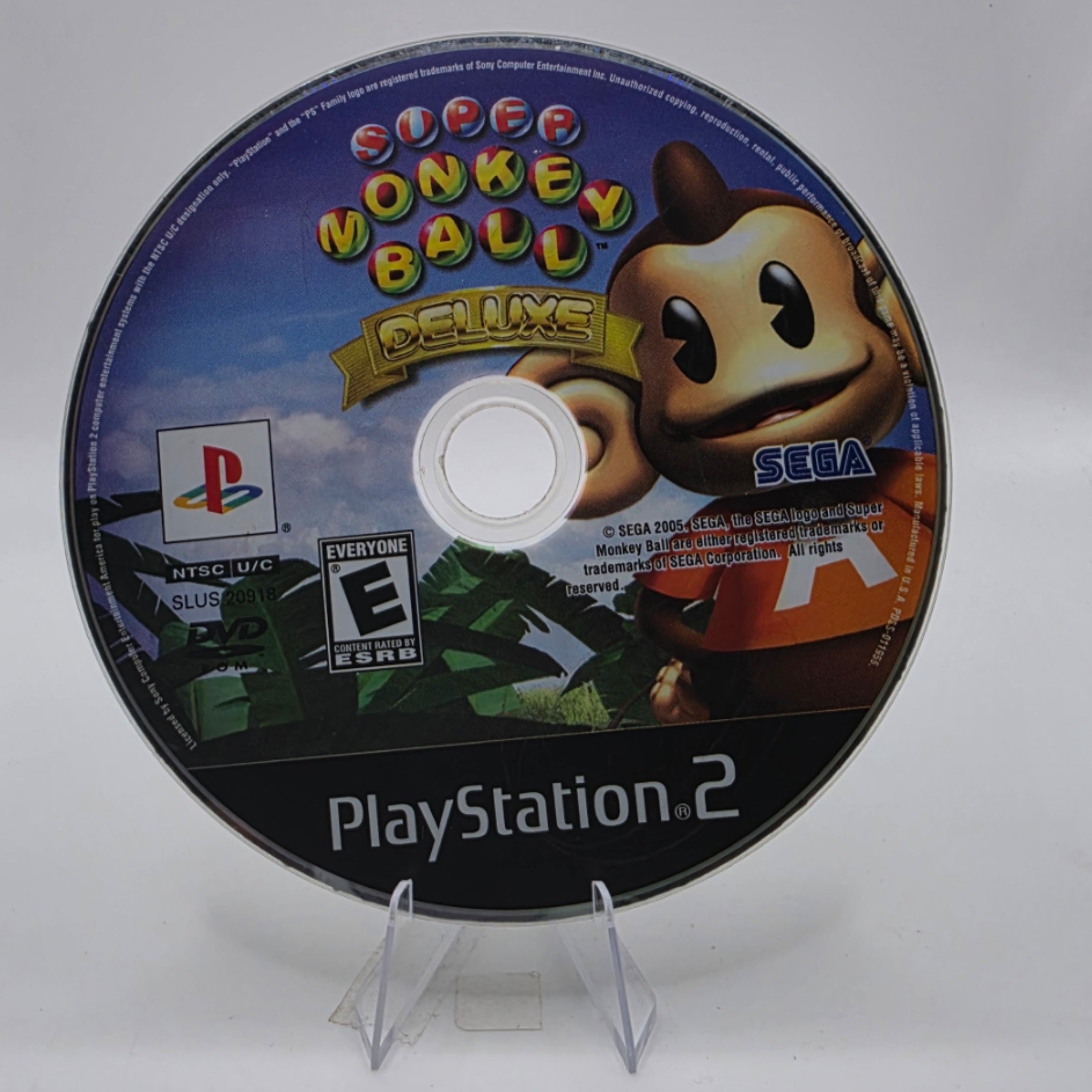 Super Monkey Ball Deluxe PS2 Disc Only