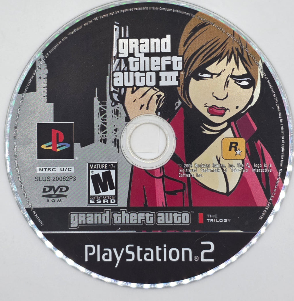 Grand Theft Auto III PS2 Disc Only PlayStation 2 Game