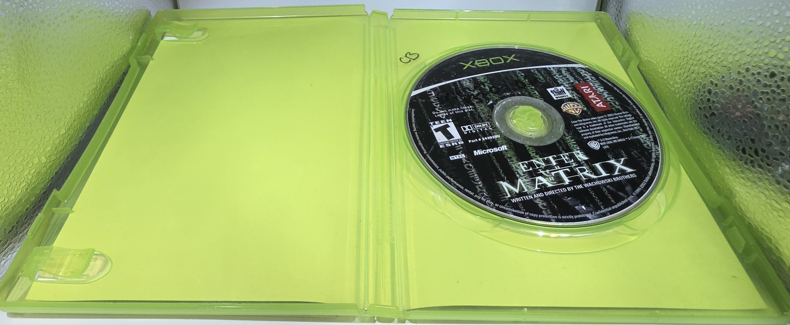 Enter the Matrix Xbox Case + Disc
