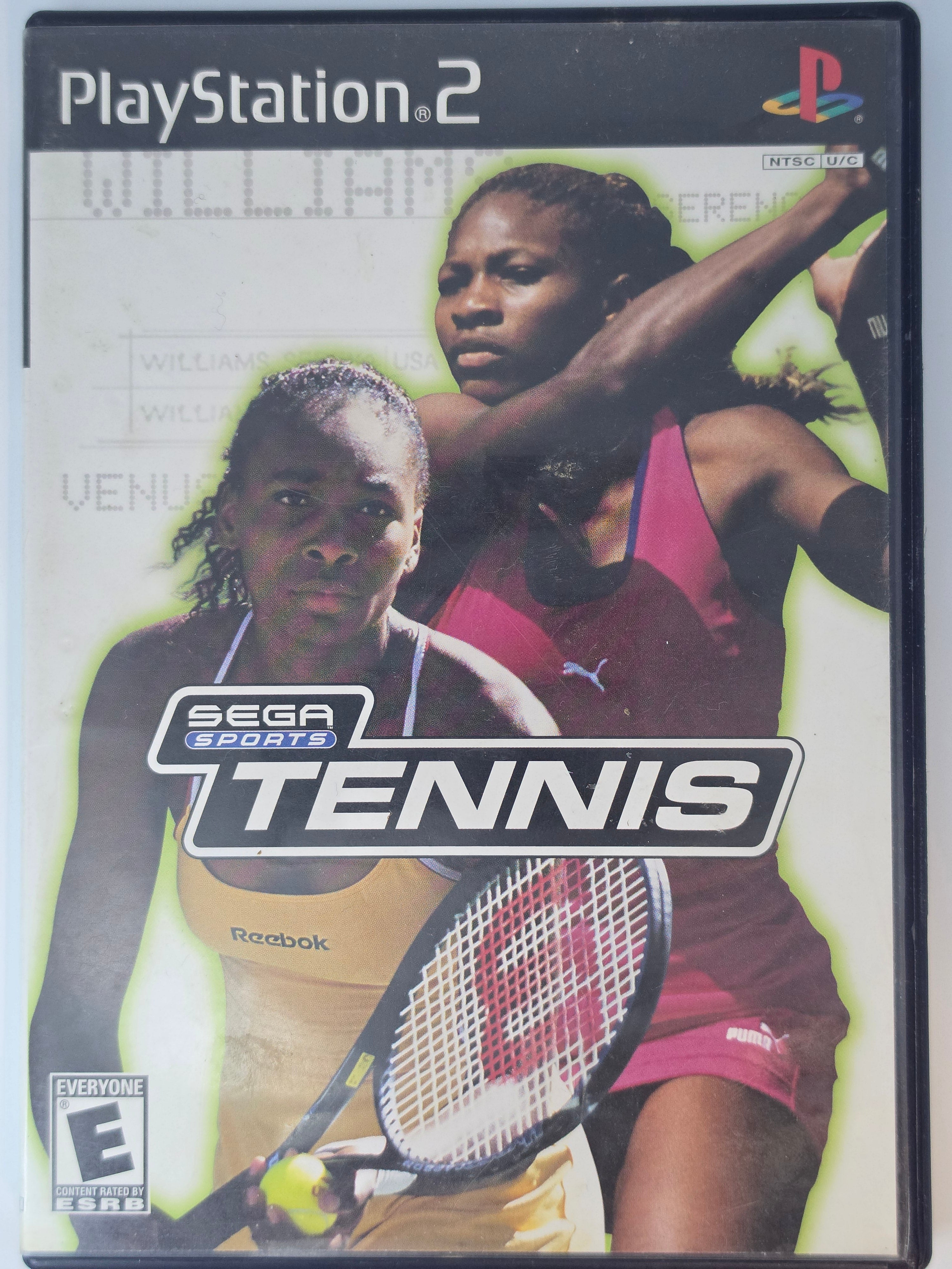 Sega Sports Tennis PS2 Box + Game CIB PlayStation 2 Tennis Game