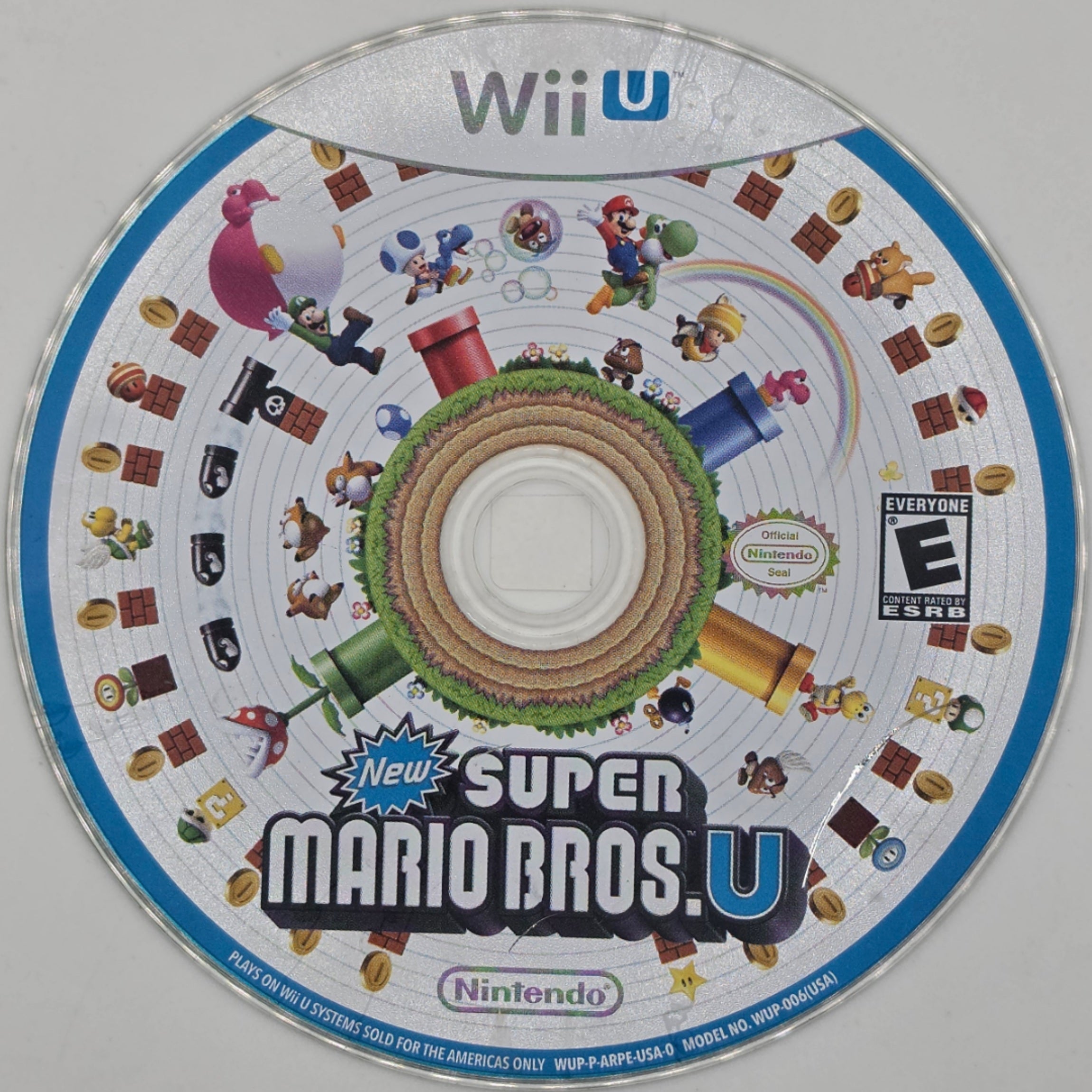 New Super Mario Bros. U Wii U Disc Only Good Condition