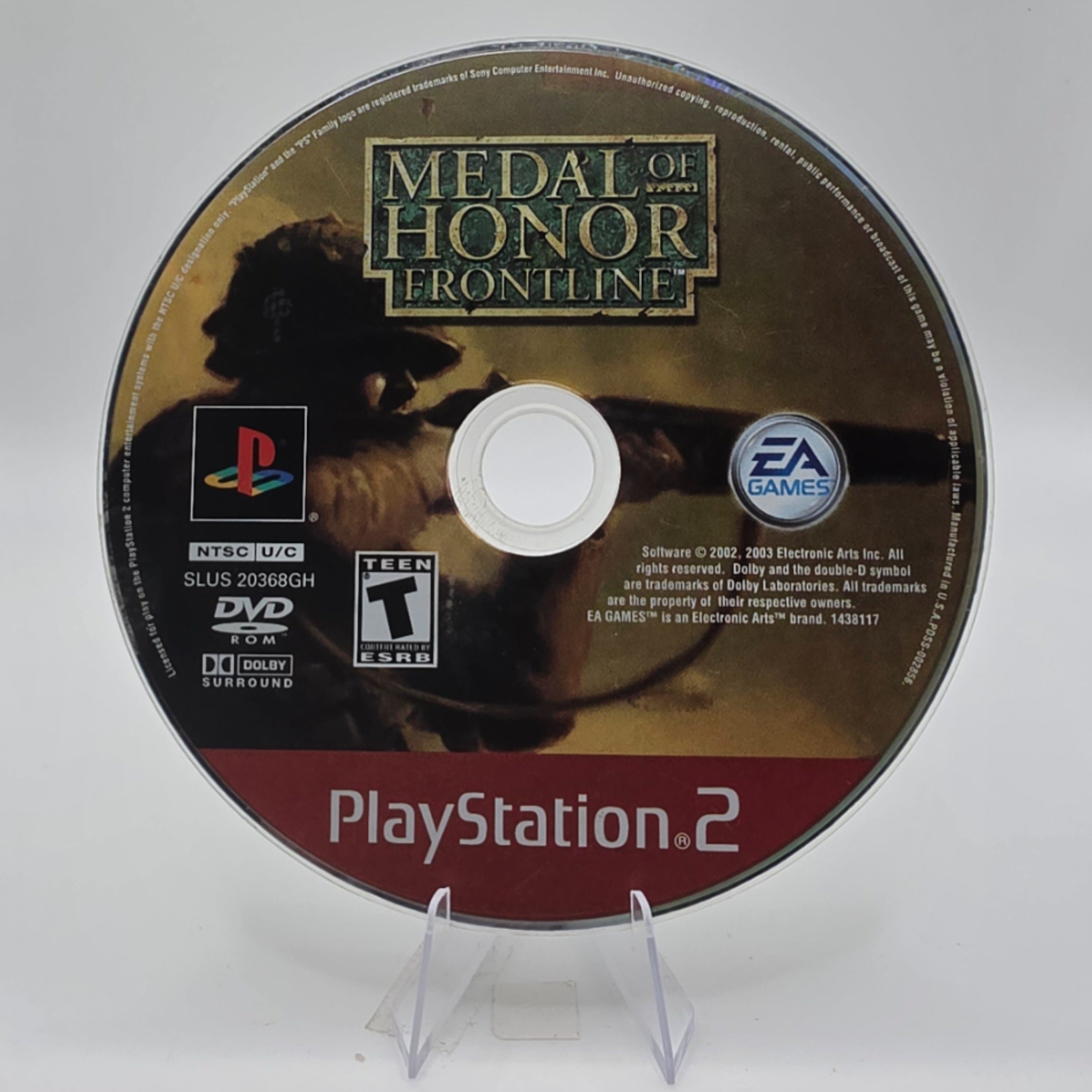Medal of Honor Frontline PS2 Disc Only Good Condition