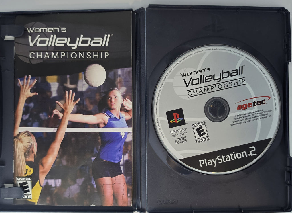 Women's Volleyball Championship PS2 Complete In Box Sports Game