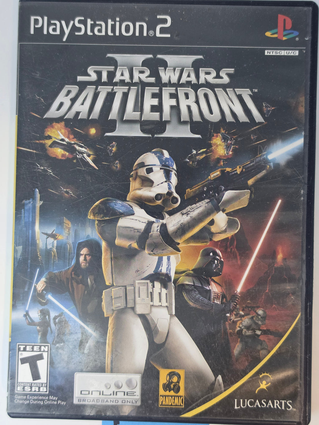 Star Wars Battlefront II PS2 Box + Game Complete