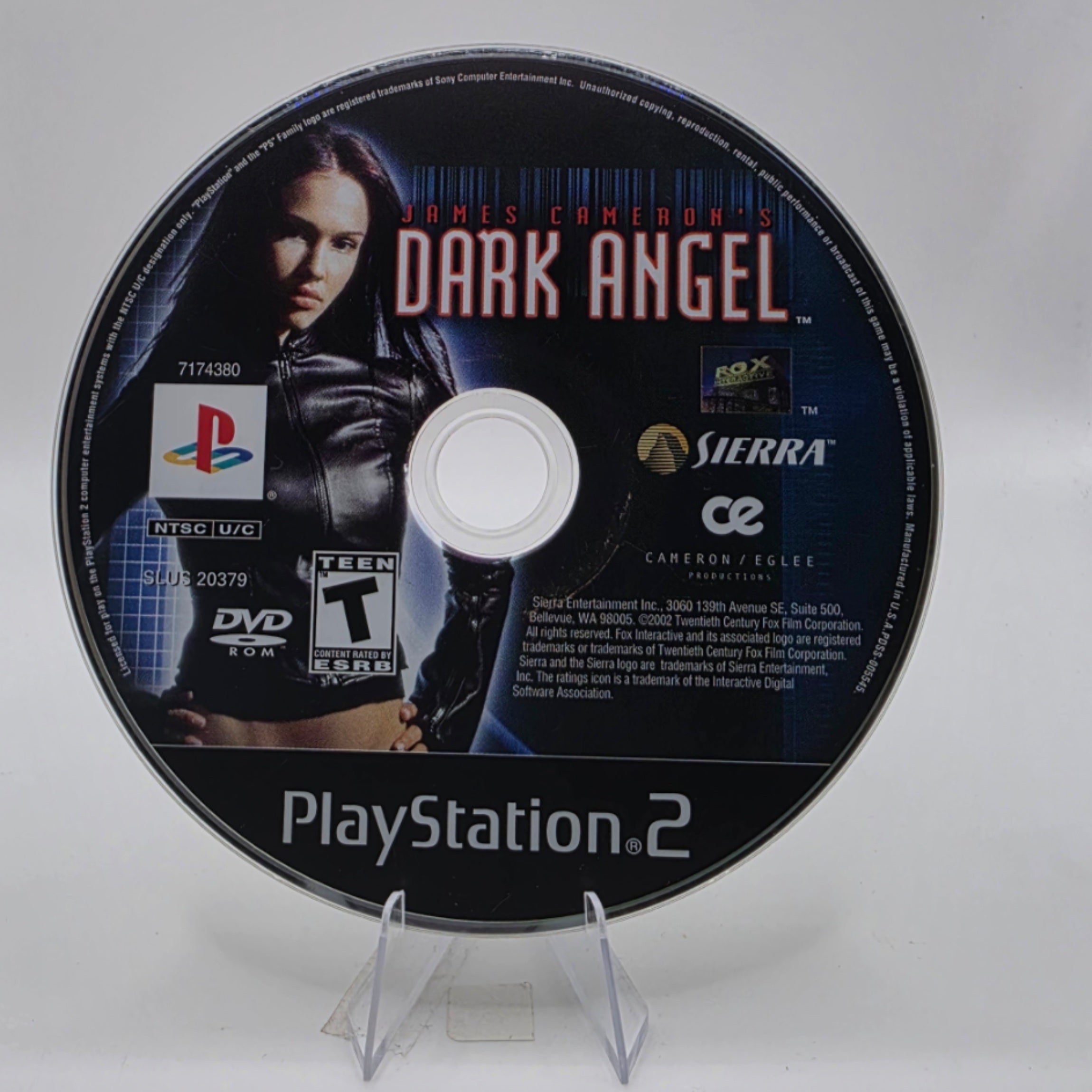 James Cameron's Dark Angel PS2 Disc Only
