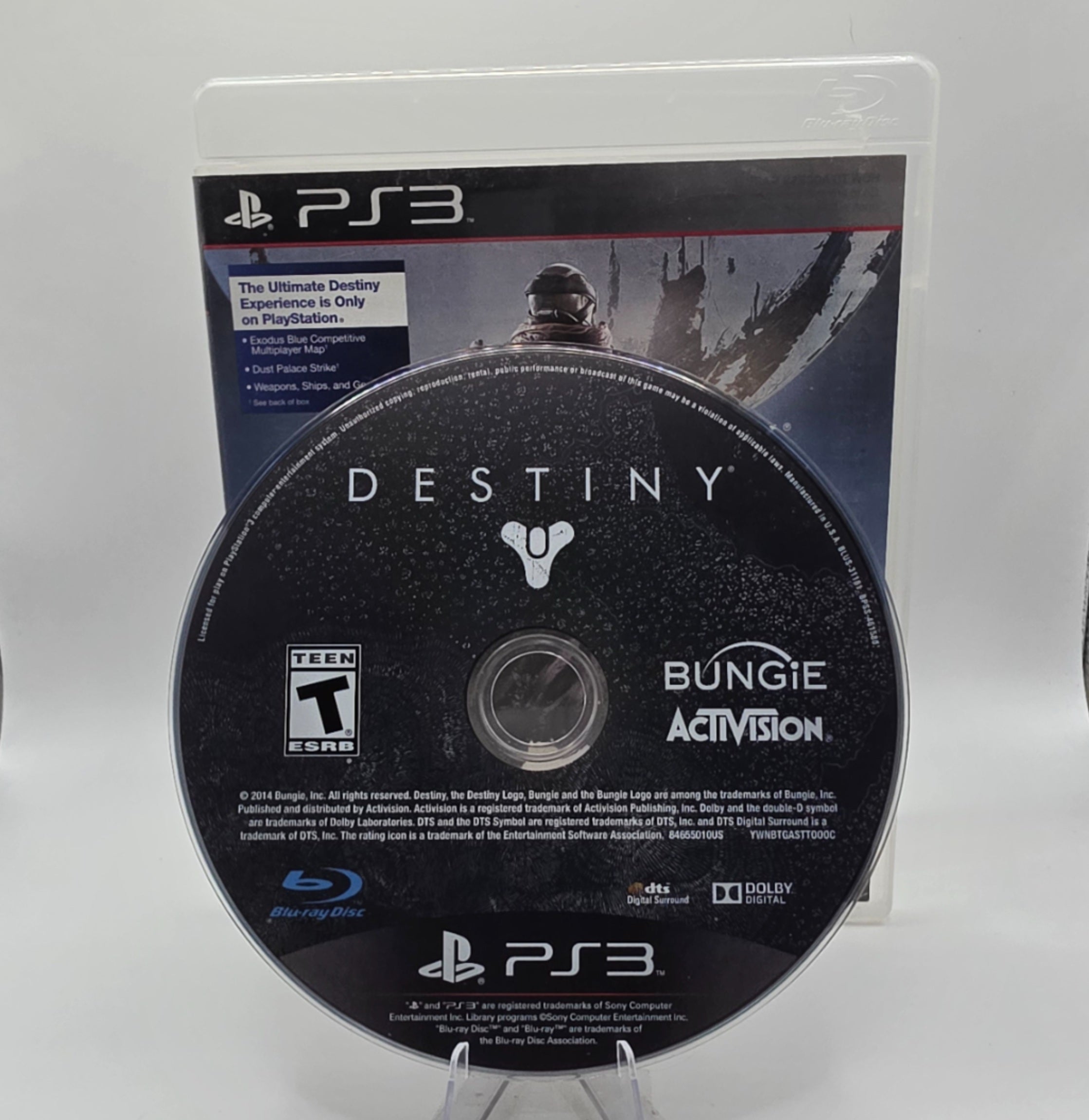 Destiny PlayStation 3 Case and Disc