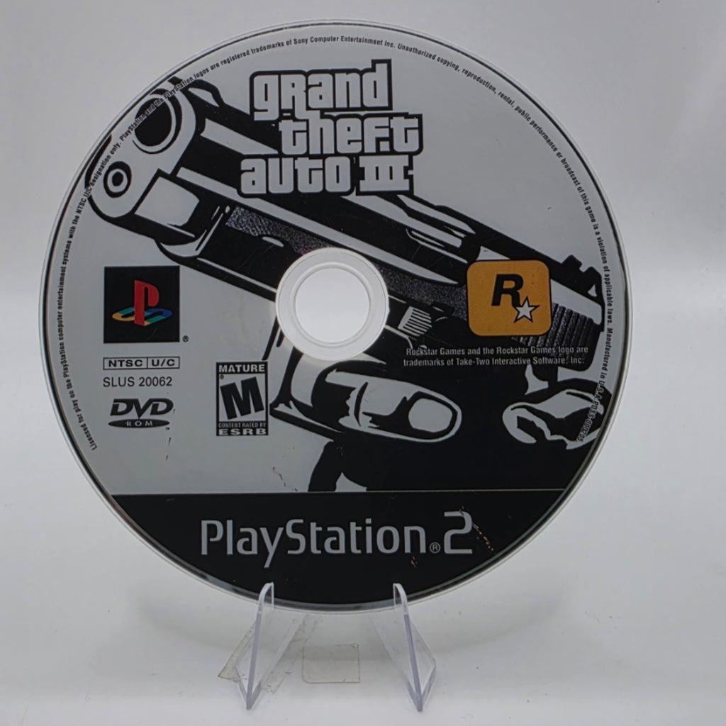Grand Theft Auto III PS2 Disc Only