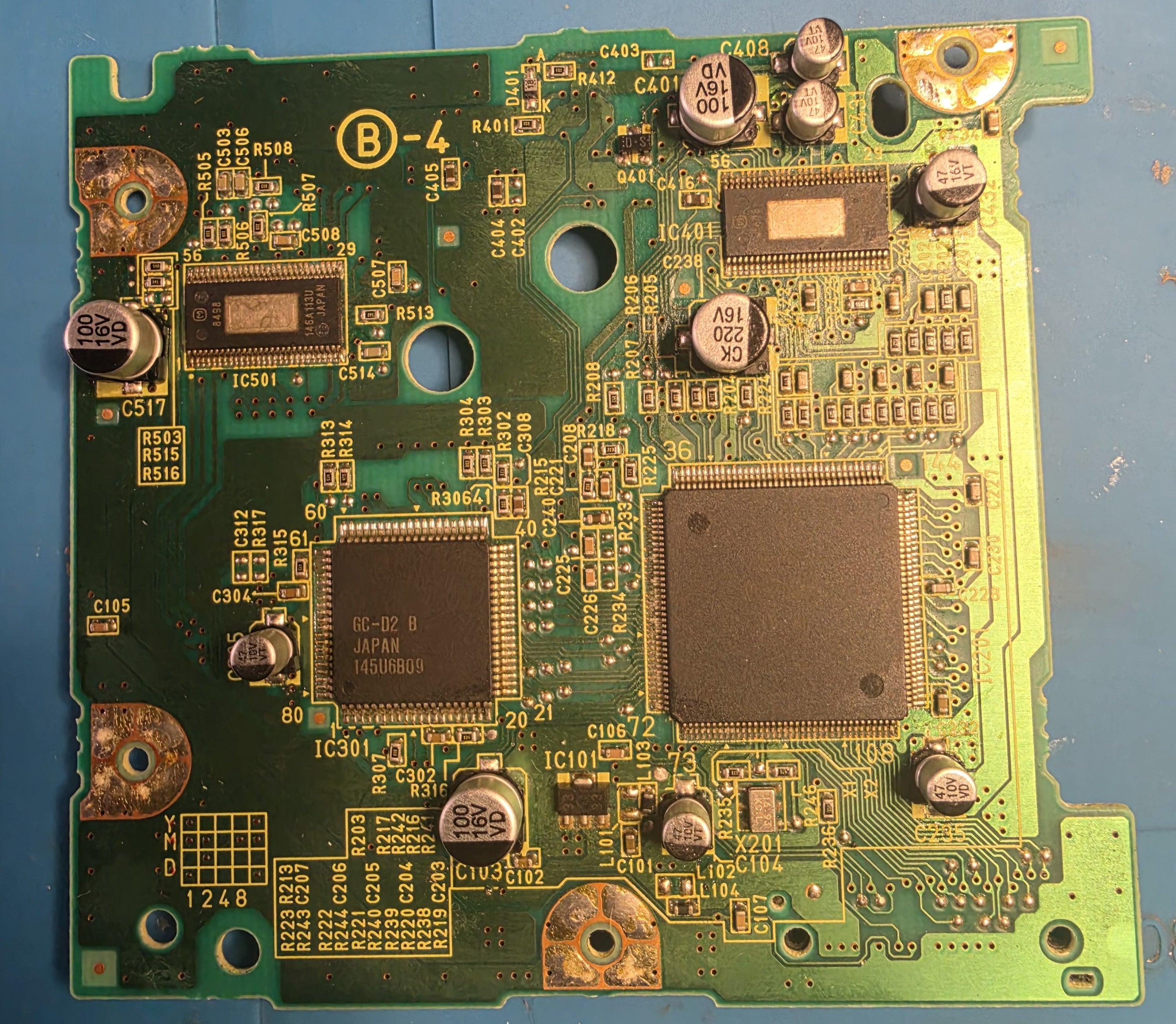 GameCube Optical Drive Board Replacement Part Recapped no laser GameCube Drive B