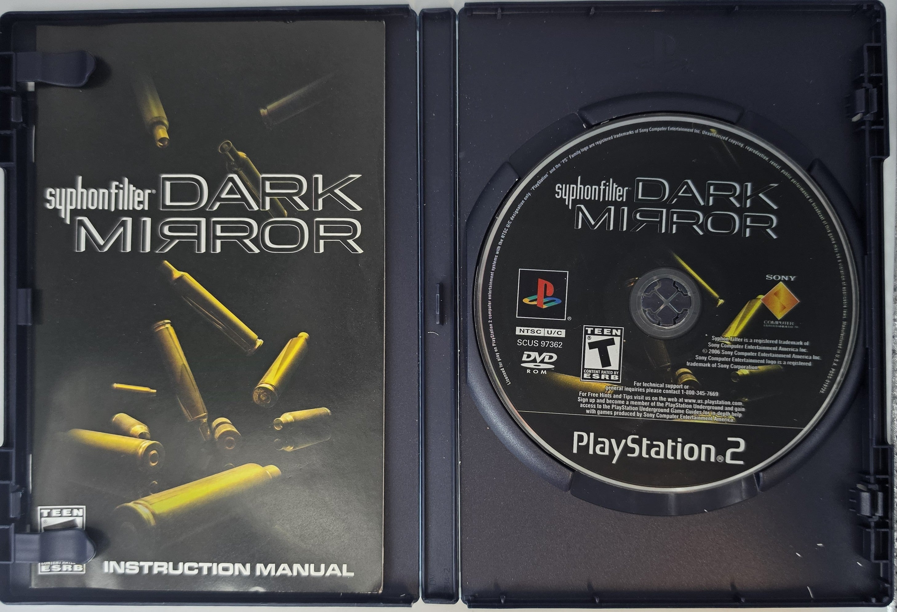 Syphon Filter Dark Mirror PS2 Complete In Box CIB