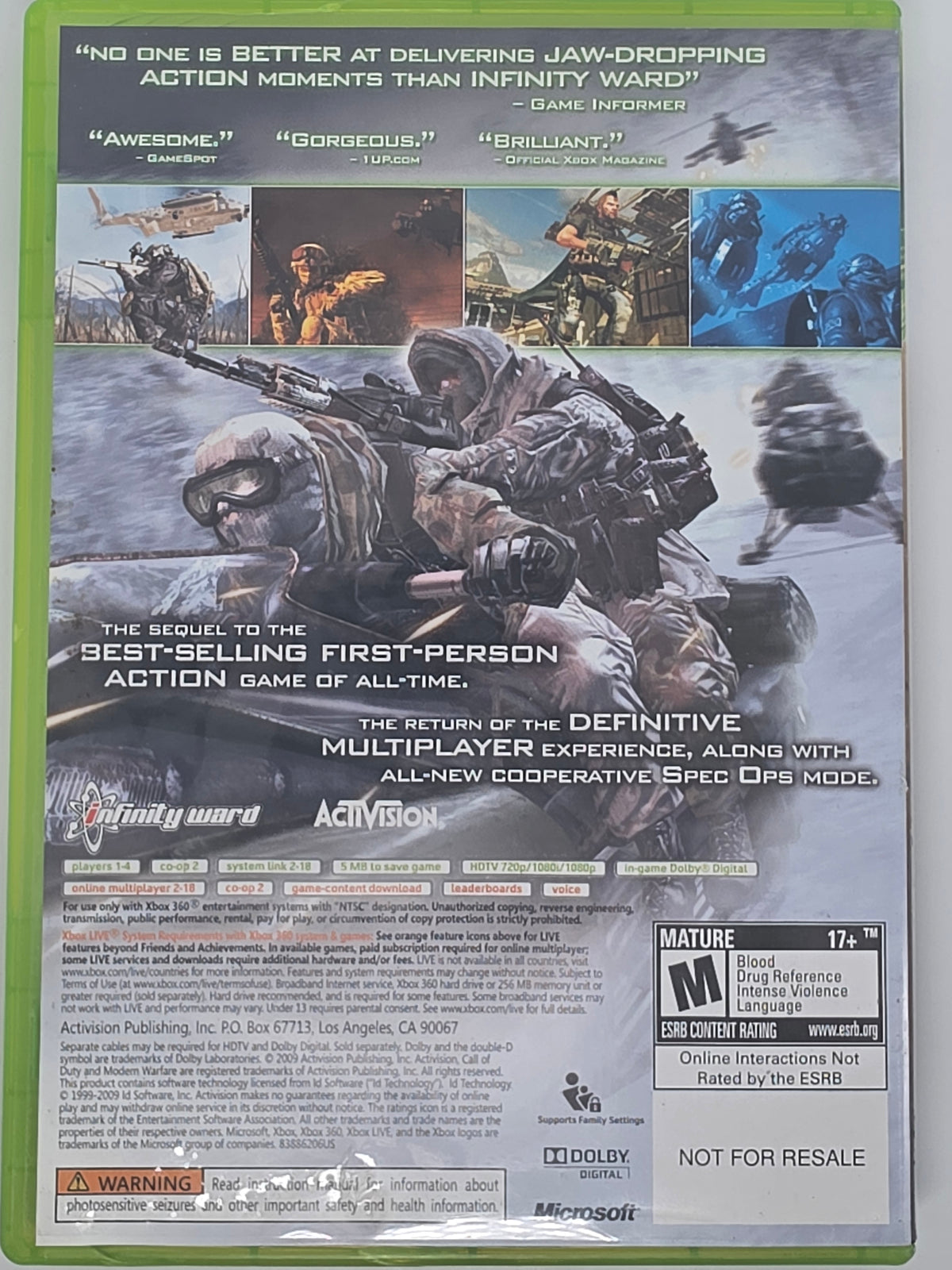 Call of Duty Modern Warfare 2 Xbox 360 CIB Tested Working