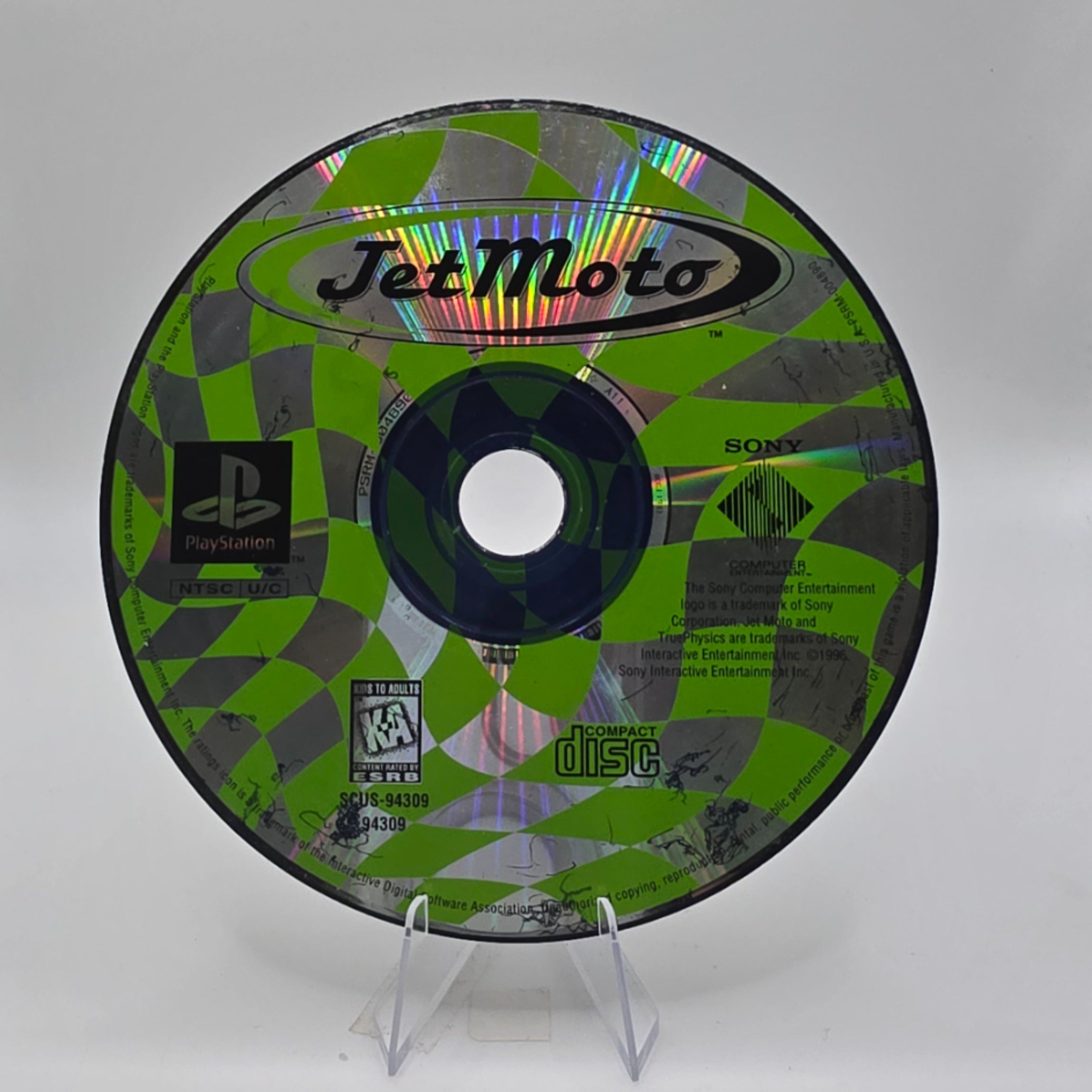 Jet Moto PlayStation Disc Only Racing Game PS1