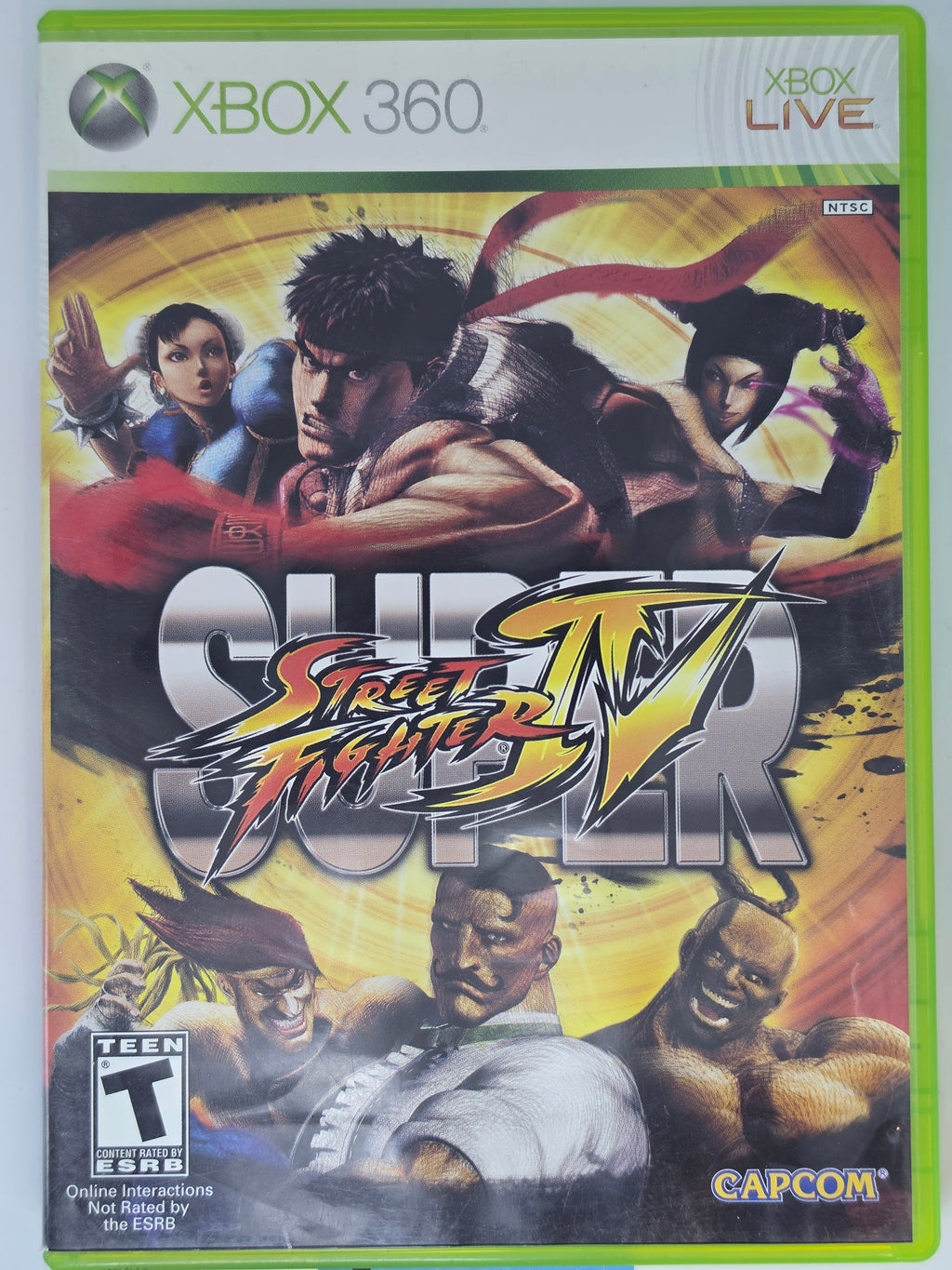 Super Street Fighter IV Xbox 360 CIB Fighting Game Capcom