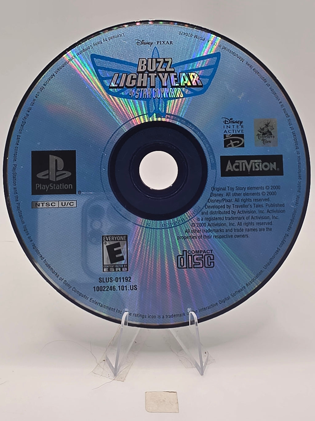Buzz Lightyear of Star Command PlayStation Disc Only
