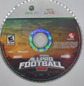 2K Sports All Pro Football 2K8 Xbox 360 Disc Only