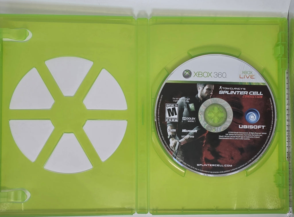 Tom Clancy's Splinter Cell Conviction Xbox 360 CIB Tested Working