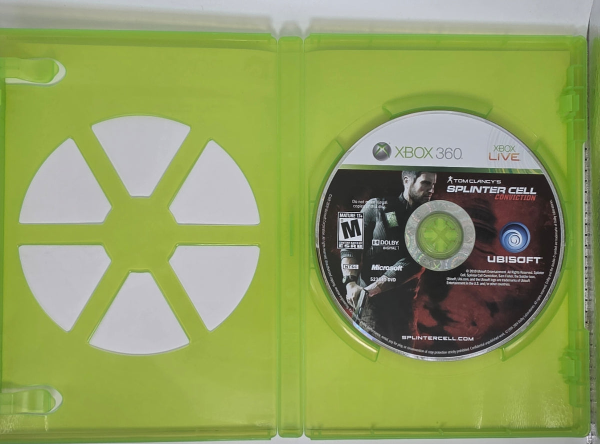 Tom Clancy's Splinter Cell Conviction Xbox 360 CIB Tested Working
