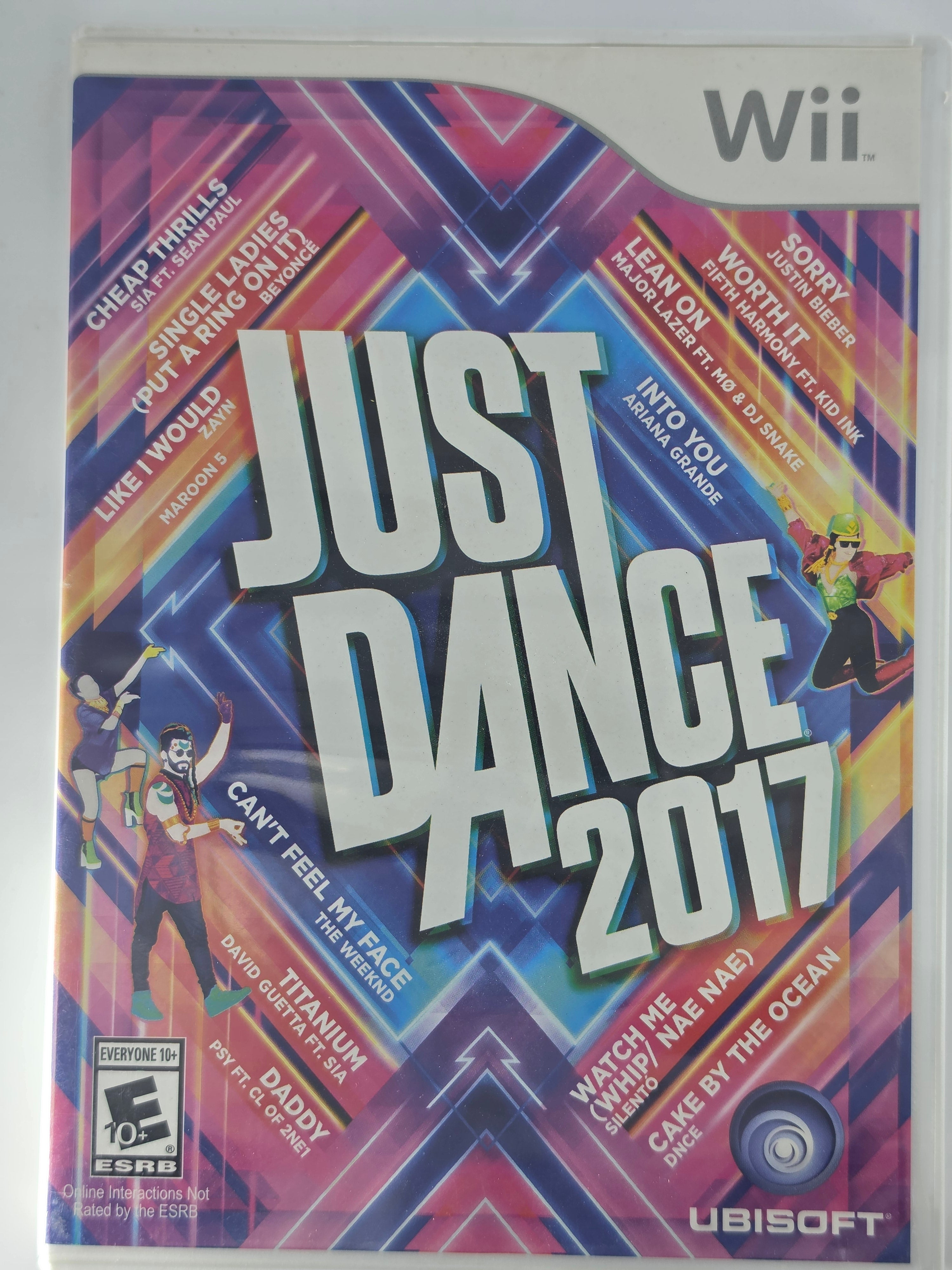 Just Dance 2017 Wii CIB Complete Music Dance Game