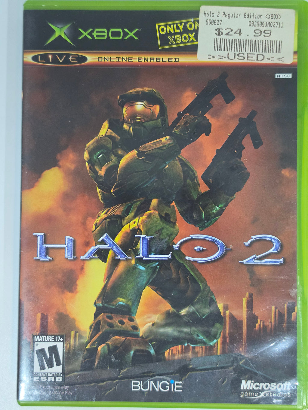 Halo 2 Xbox CIB Complete Original Case and Manual