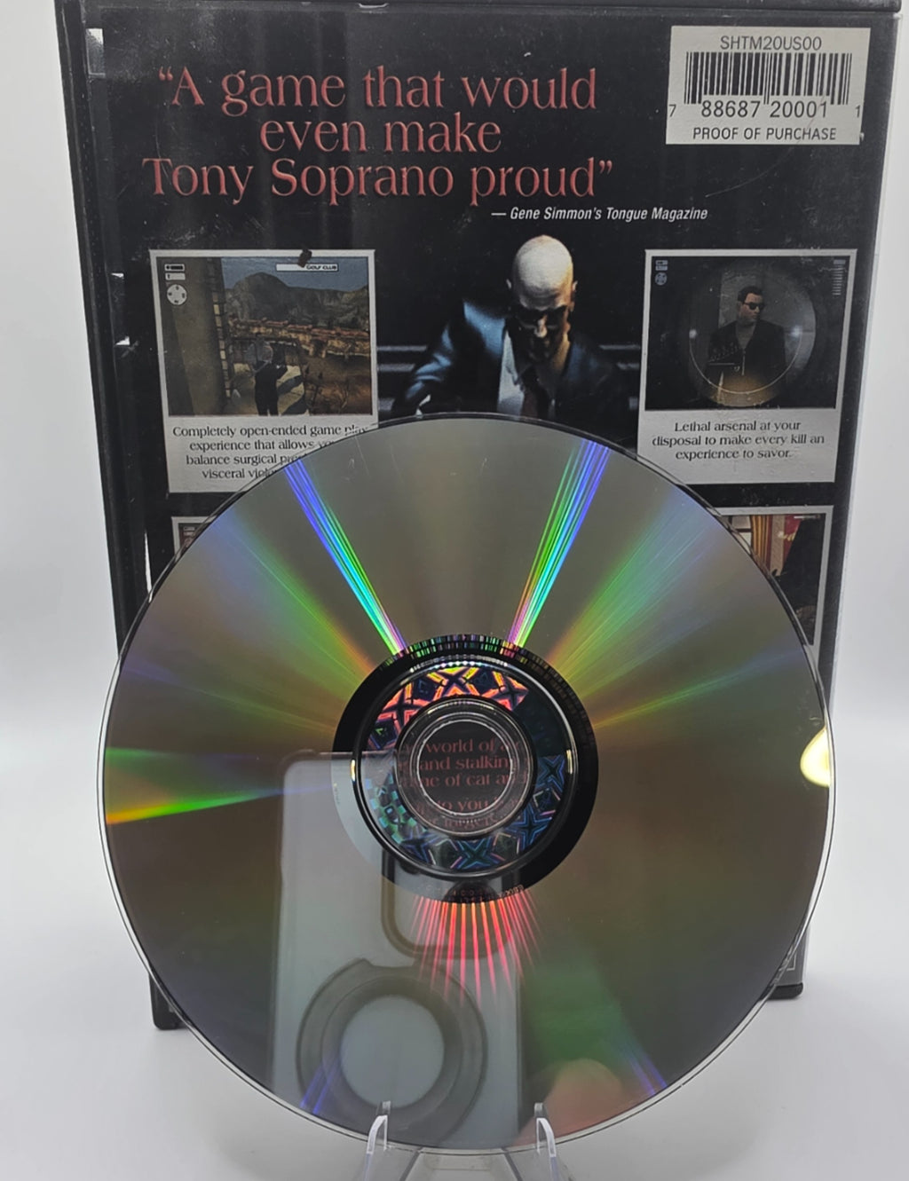 Hitman 2 Silent Assassin Xbox Platinum Hits Disc + Case