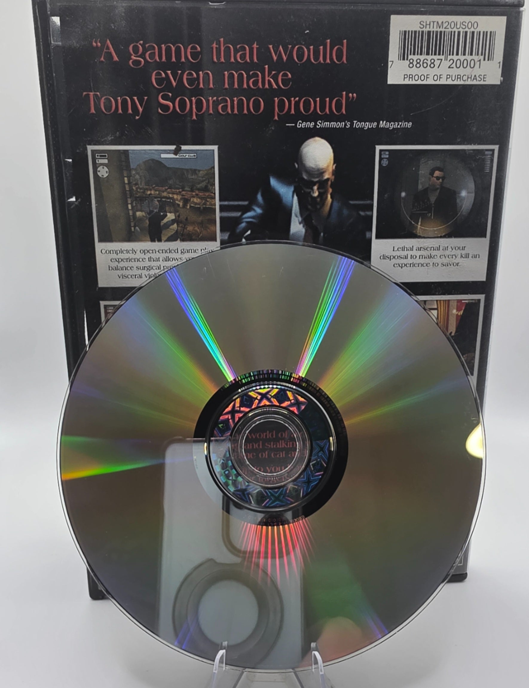 Hitman 2 Silent Assassin Xbox Platinum Hits Disc + Case