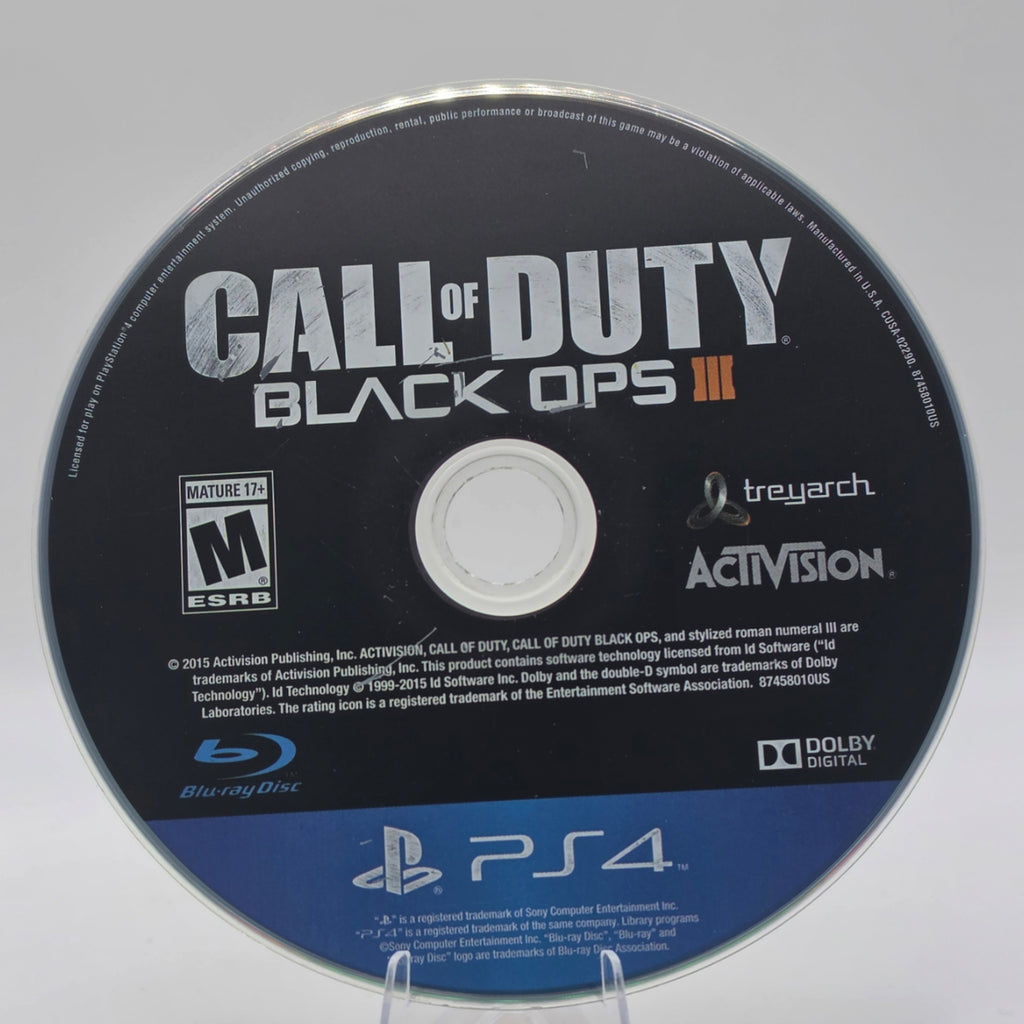 Call of Duty Black Ops III PlayStation 4 Disc Only Tested Working