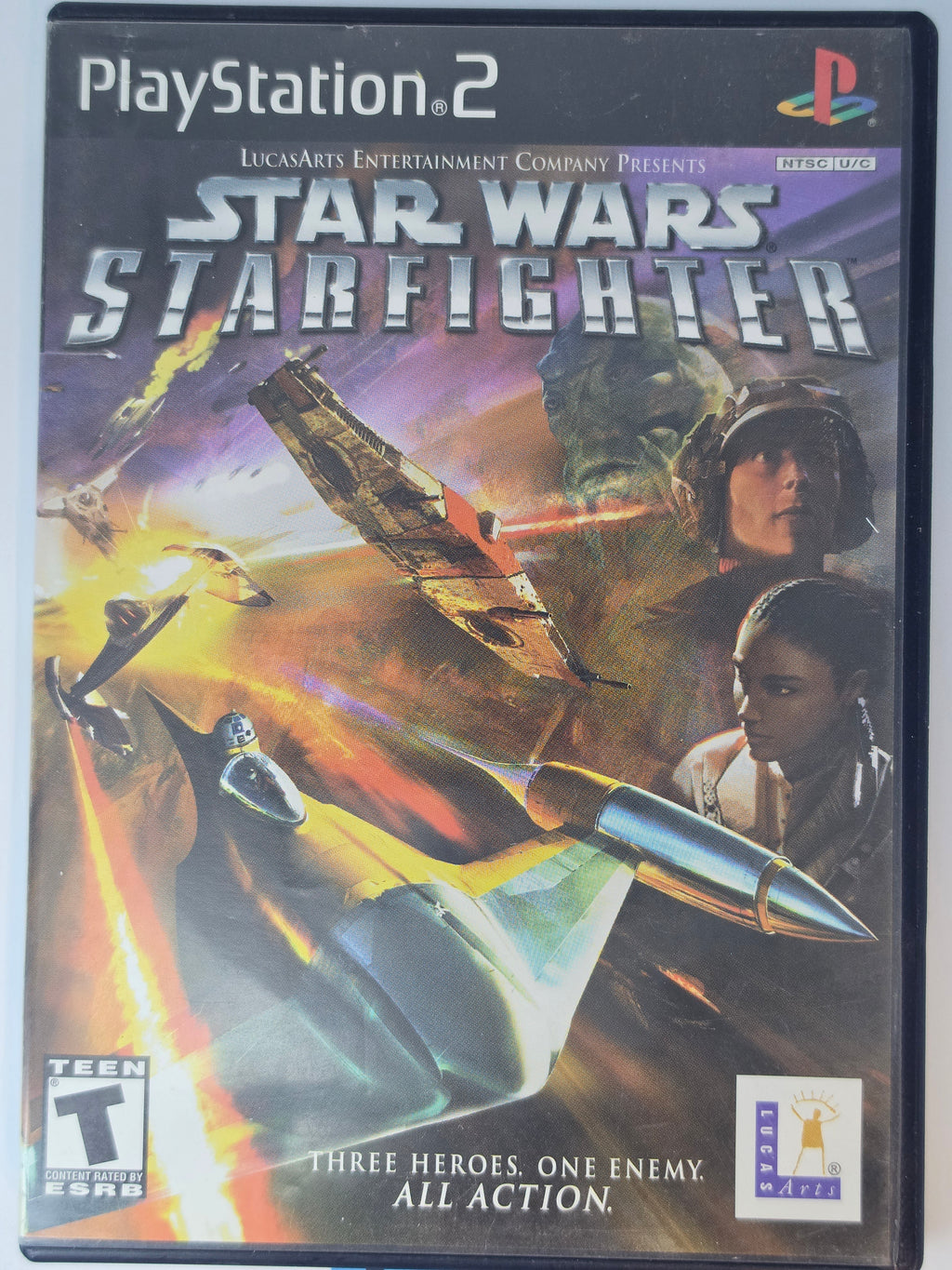 Star Wars Starfighter PS2 CIB Complete Case Manual Disc